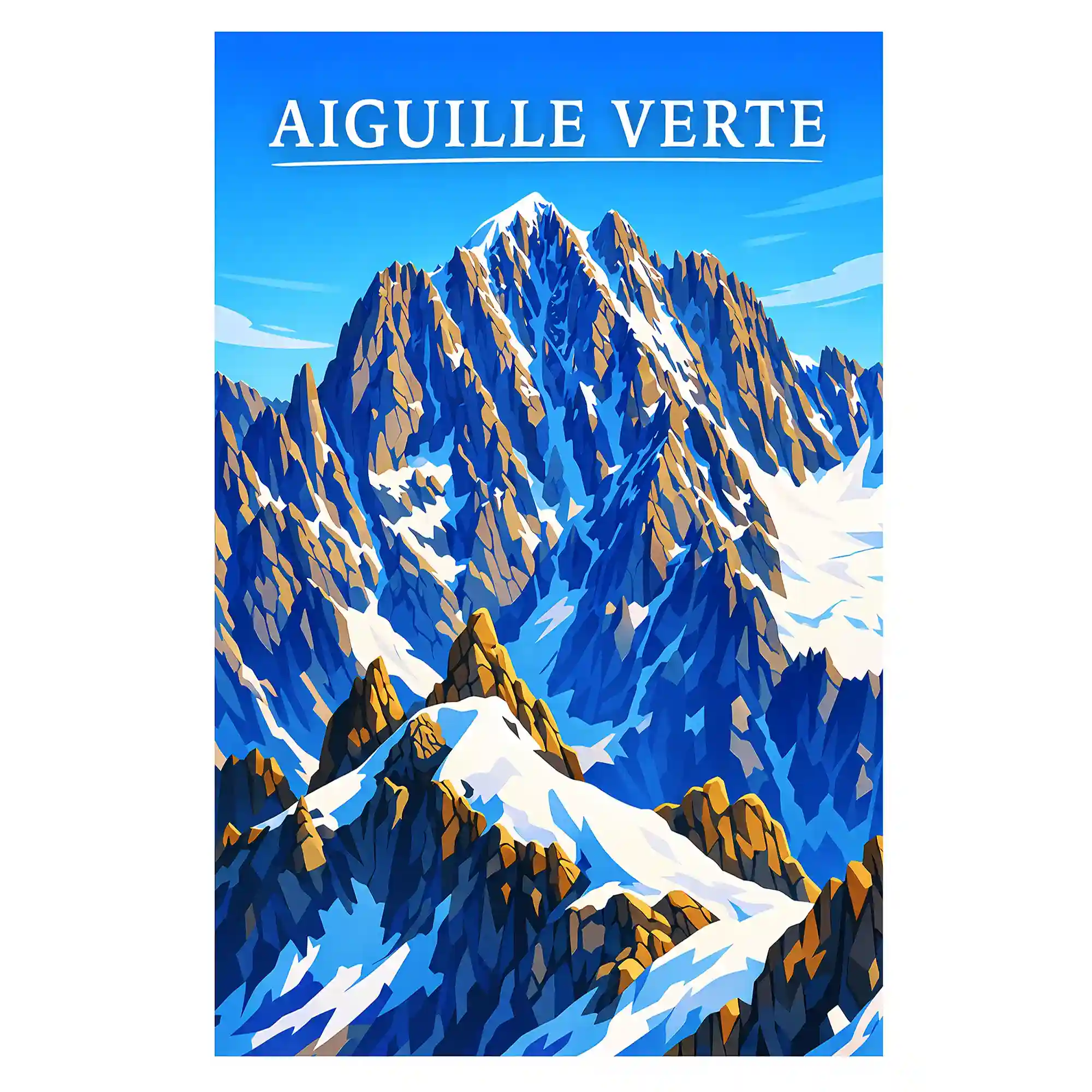 Affiche - Aiguille Verte