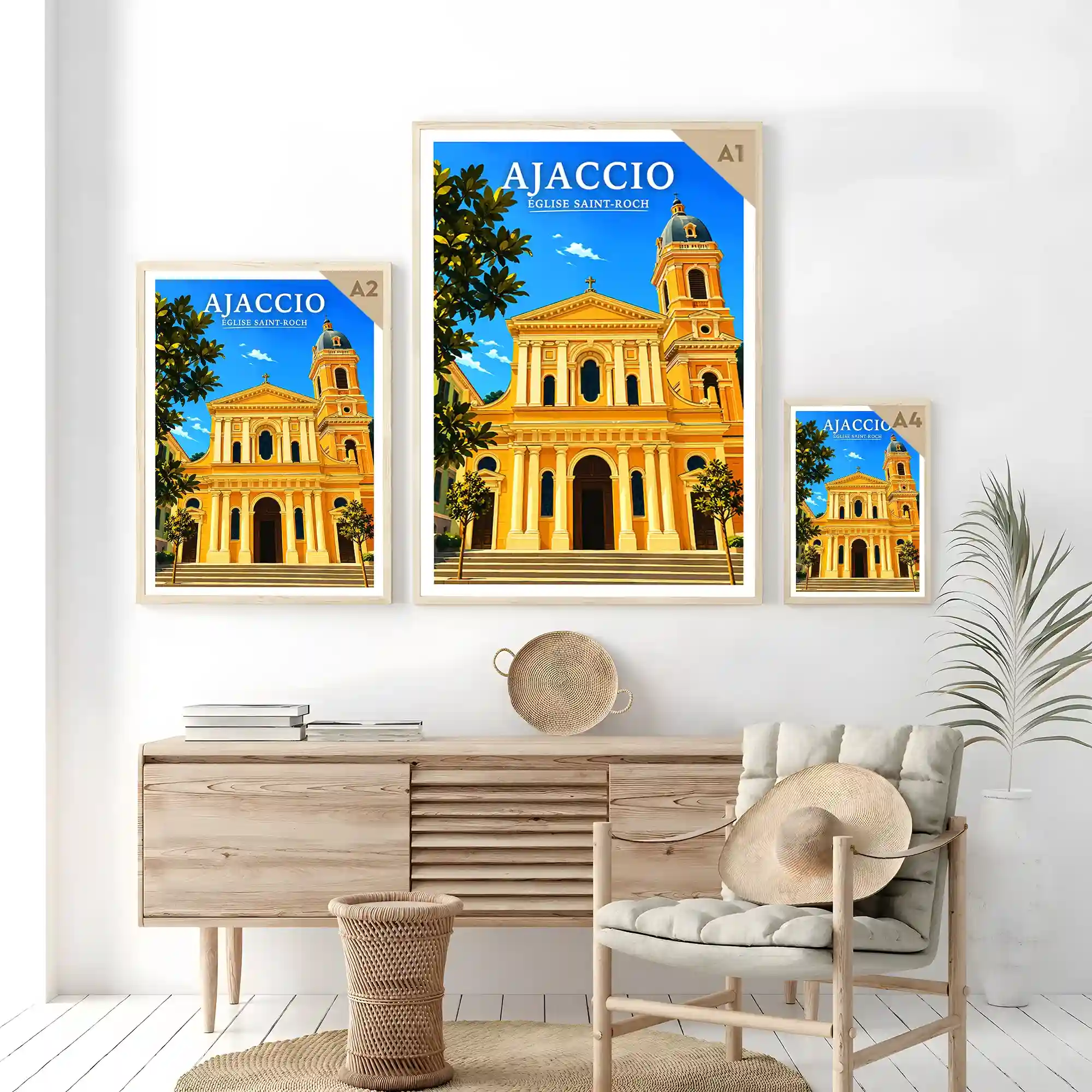 Affiche - Ajaccio - Église Saint-Roch - Image 7