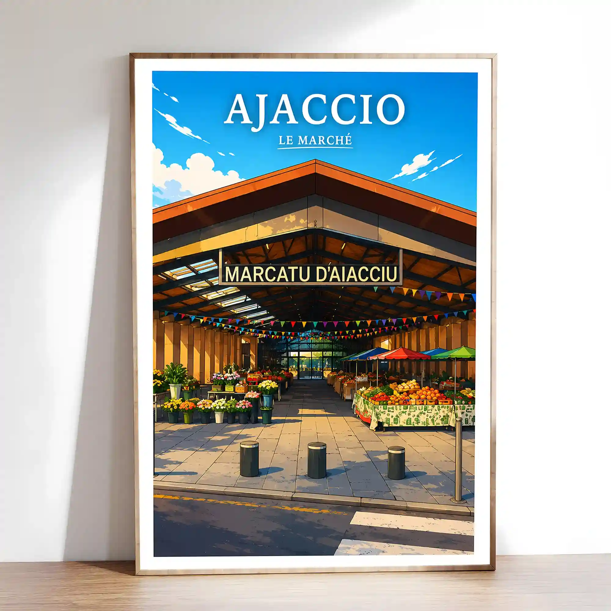 Affiche - Ajaccio - Le Marché - Image 2