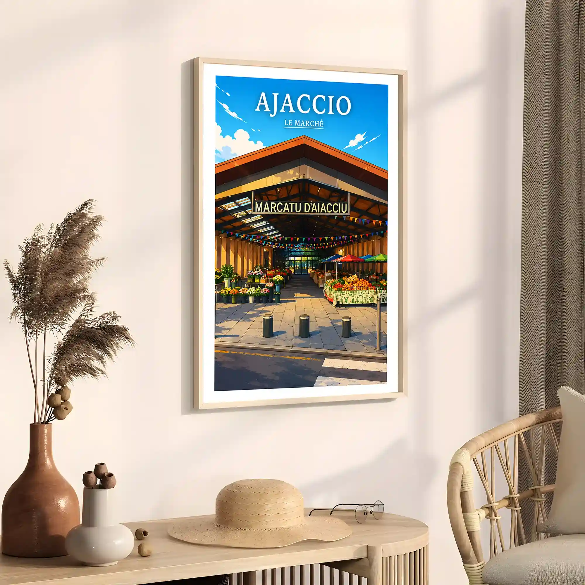 Affiche - Ajaccio - Le Marché - Image 3