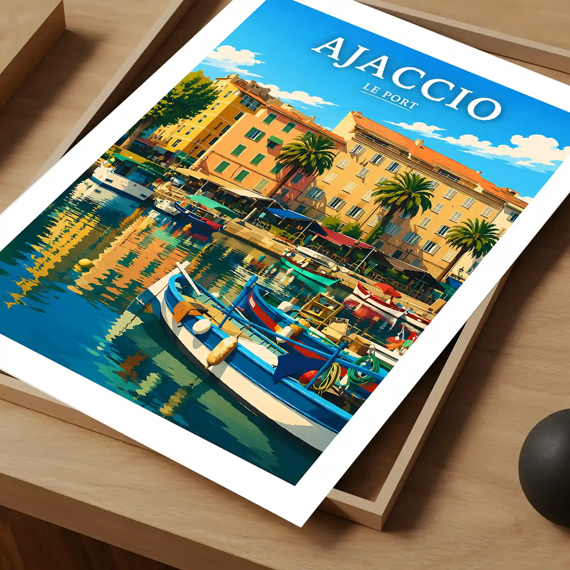 Affiche - Ajaccio - Le Port - Image 4
