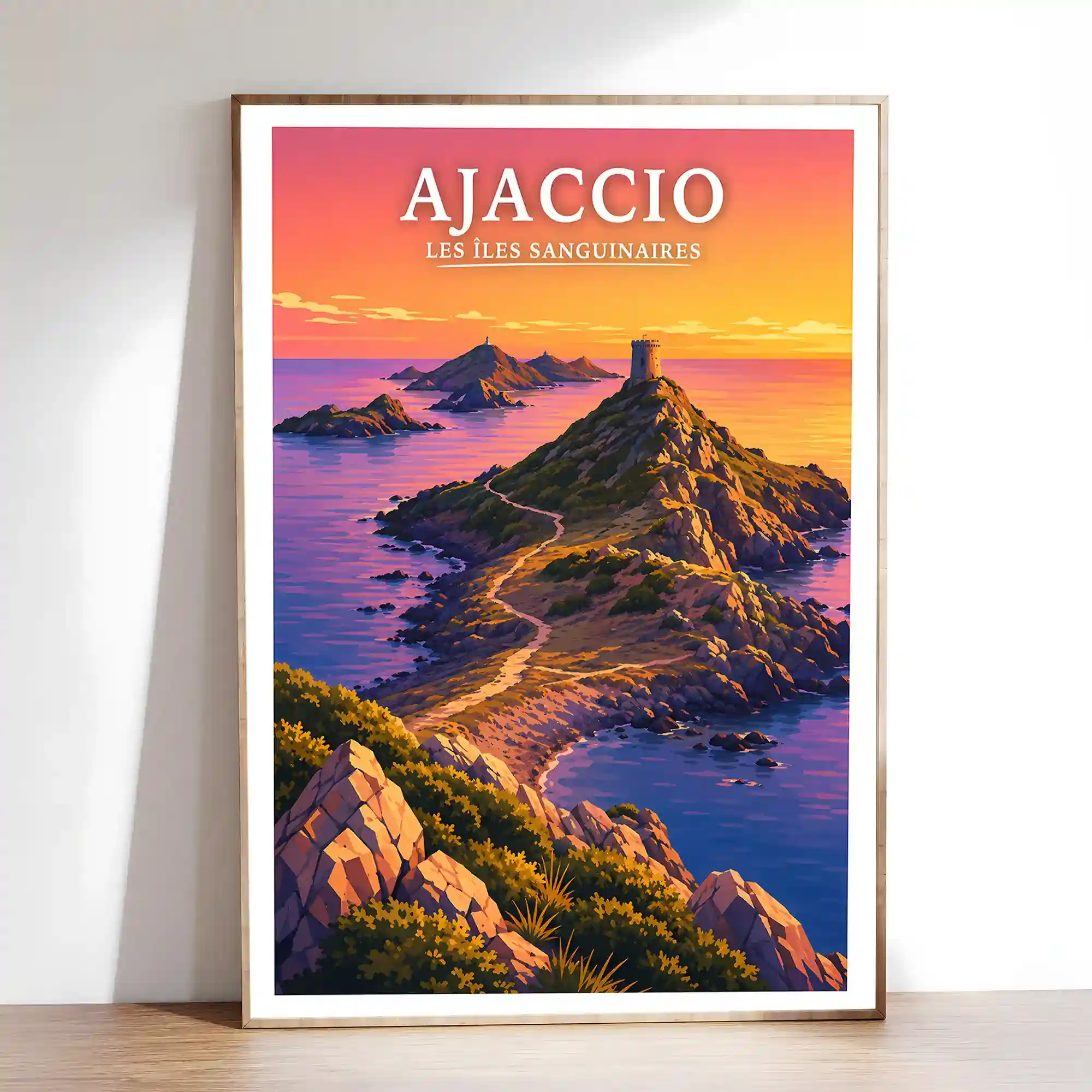 Affiche - Ajaccio - Les Îles Sanguinaires - Image 2