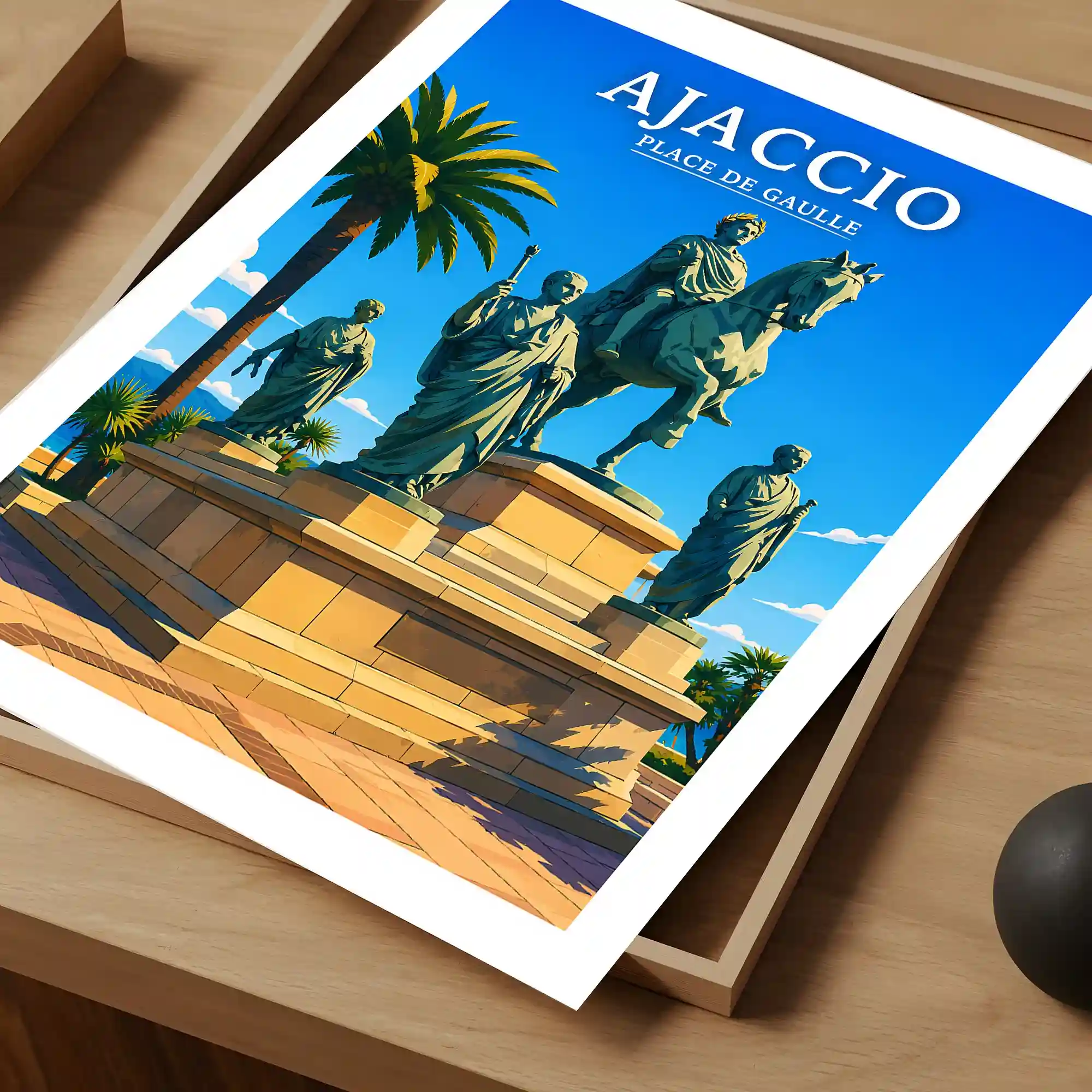 Affiche - Ajaccio - Place de Gaulle - Image 4