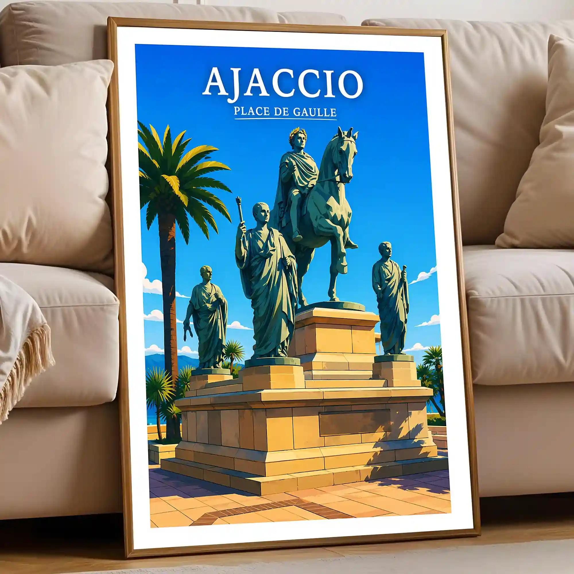 Affiche - Ajaccio - Place de Gaulle - Image 5