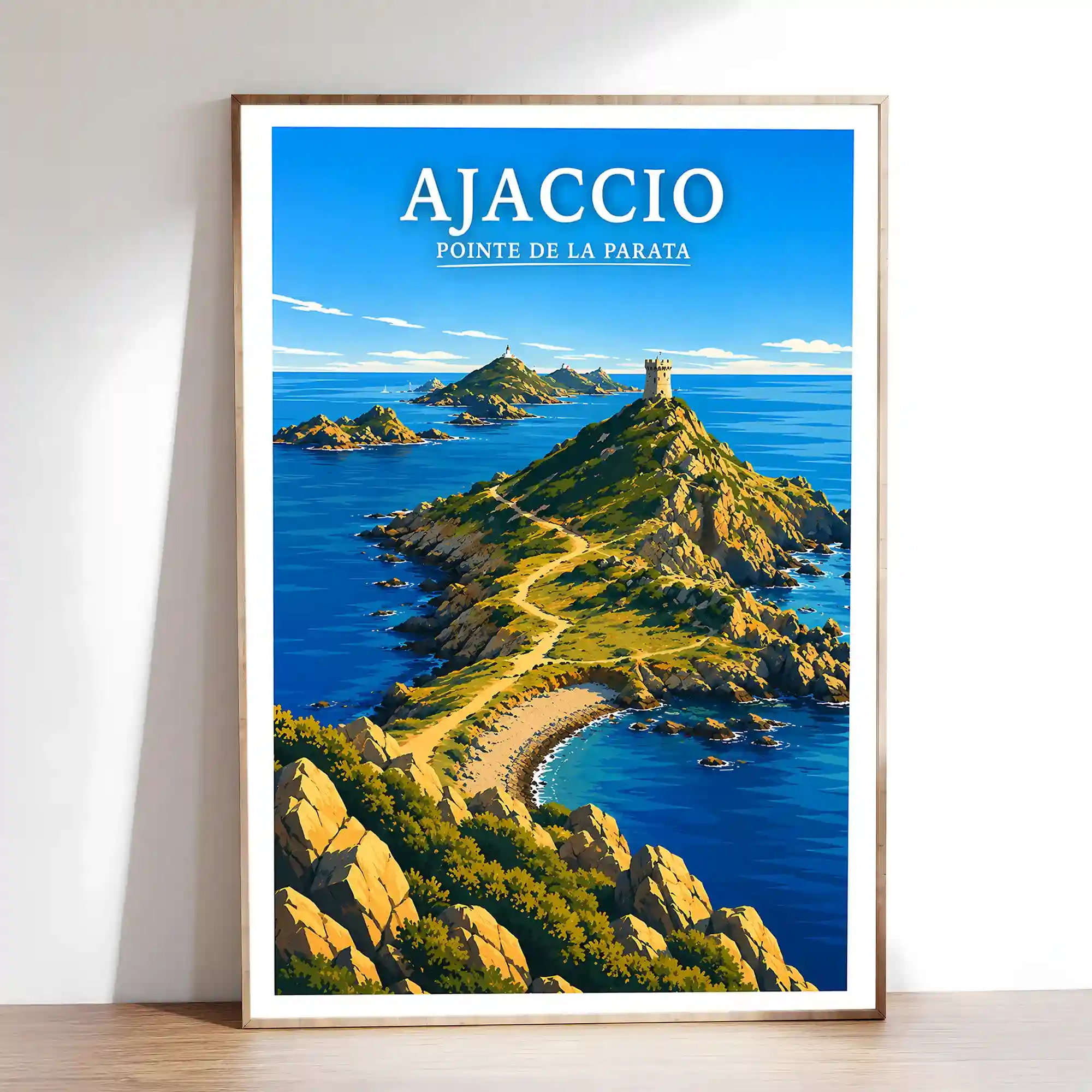 Affiche - Ajaccio - Pointe de la Parata - Image 2