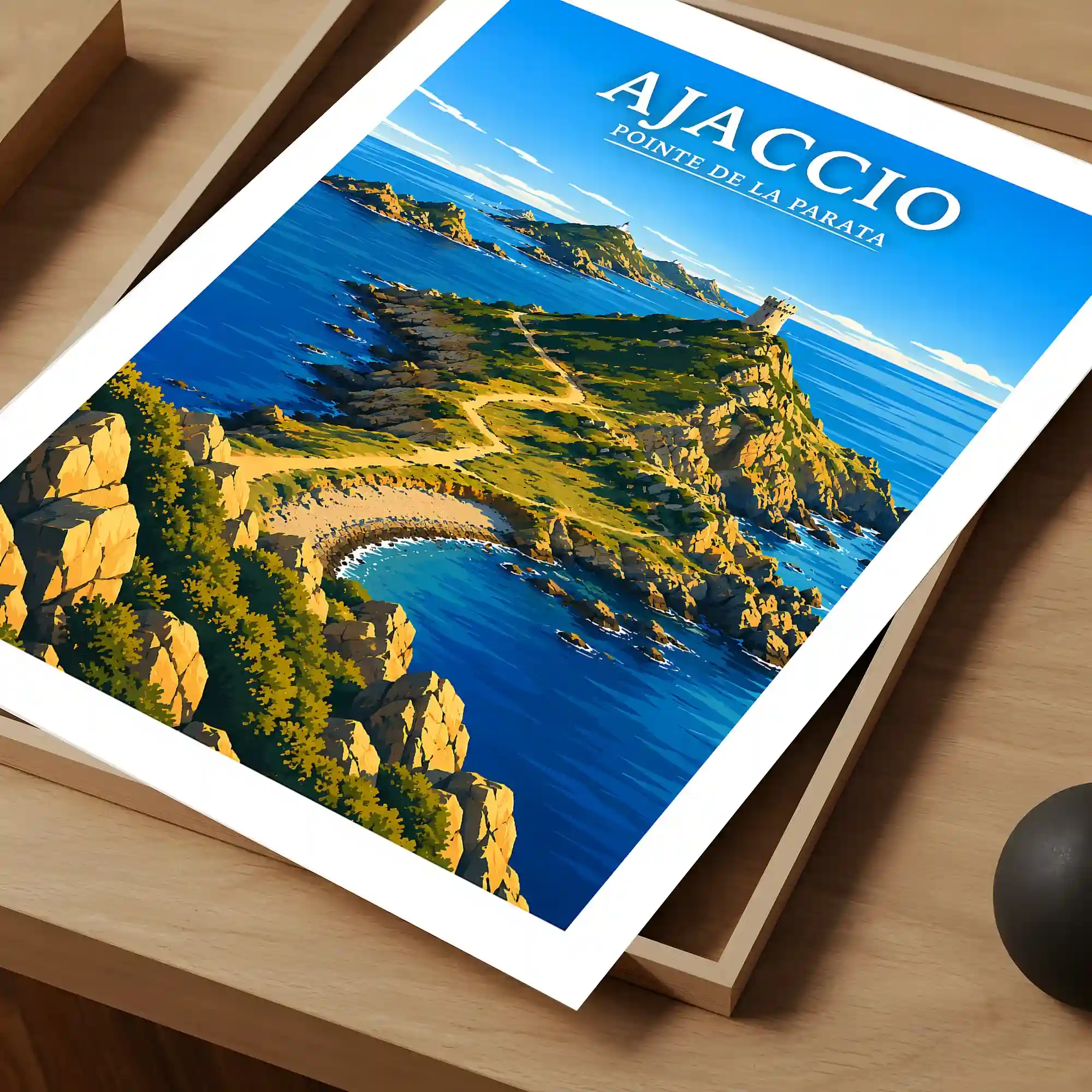 Affiche - Ajaccio - Pointe de la Parata - Image 4