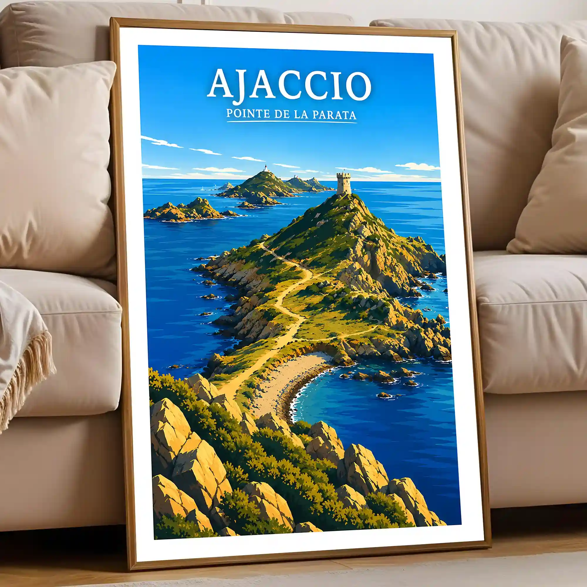 Affiche - Ajaccio - Pointe de la Parata - Image 5