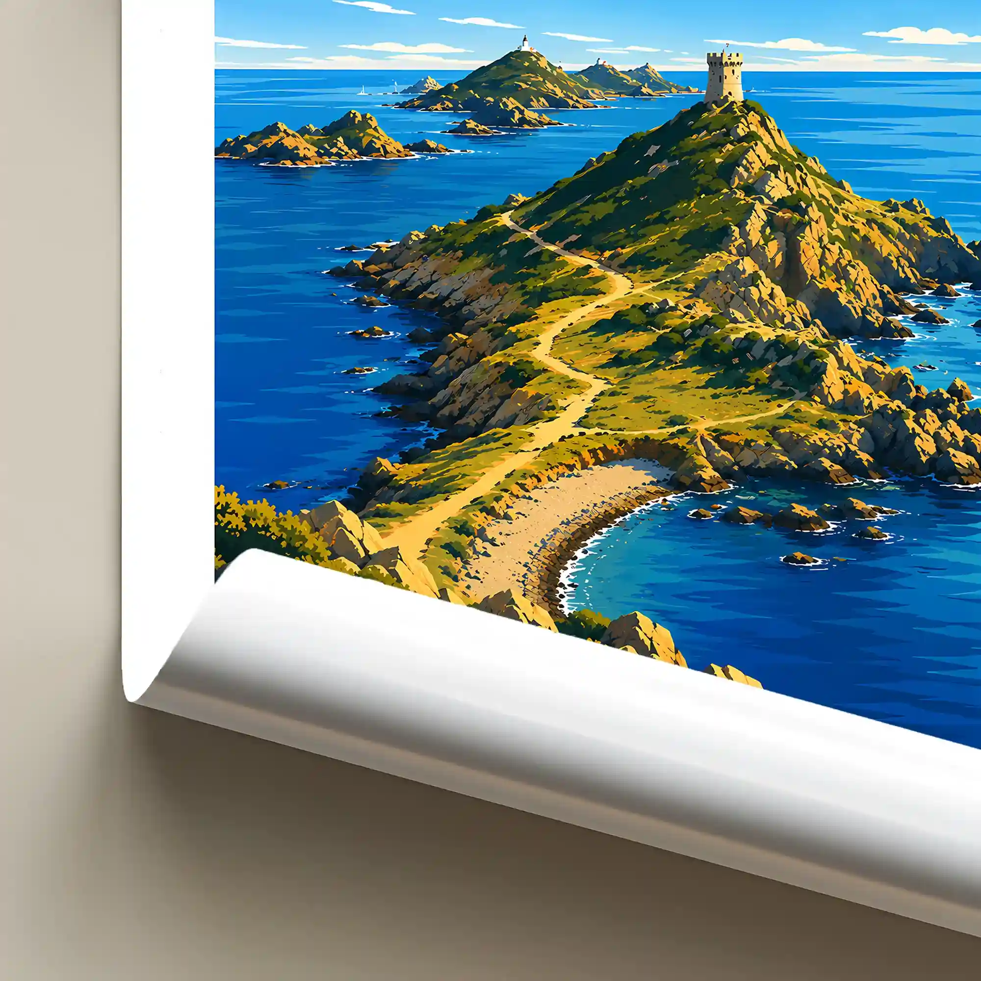 Affiche - Ajaccio - Pointe de la Parata - Image 6