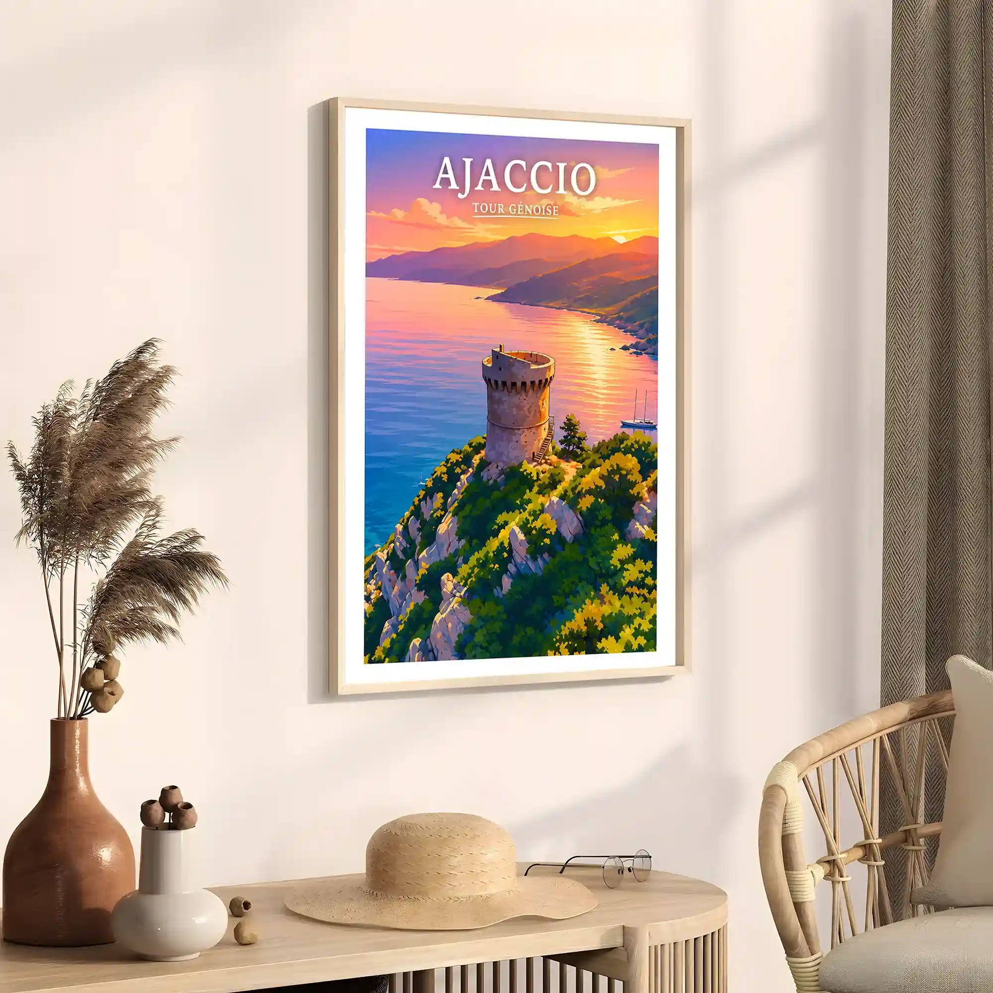 Affiche - Ajaccio - Tour Génoise - Image 3