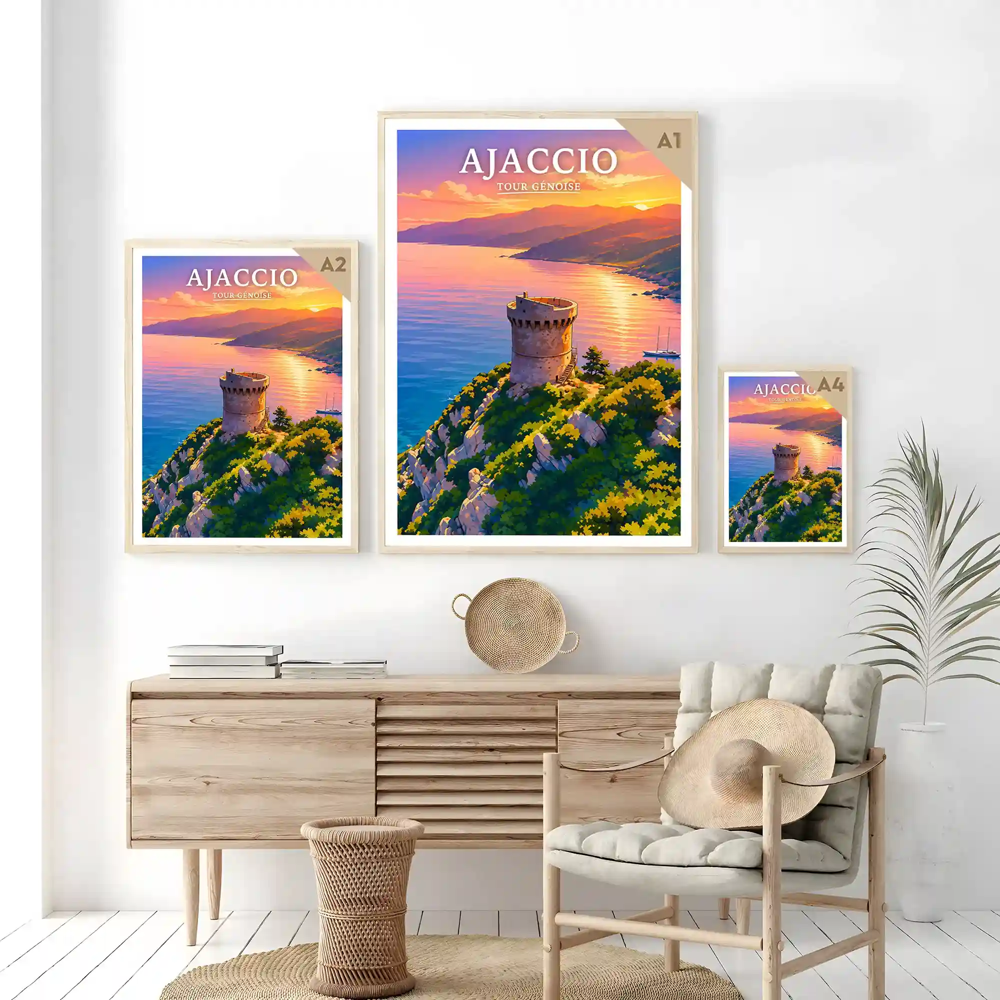 Affiche - Ajaccio - Tour Génoise - Image 7