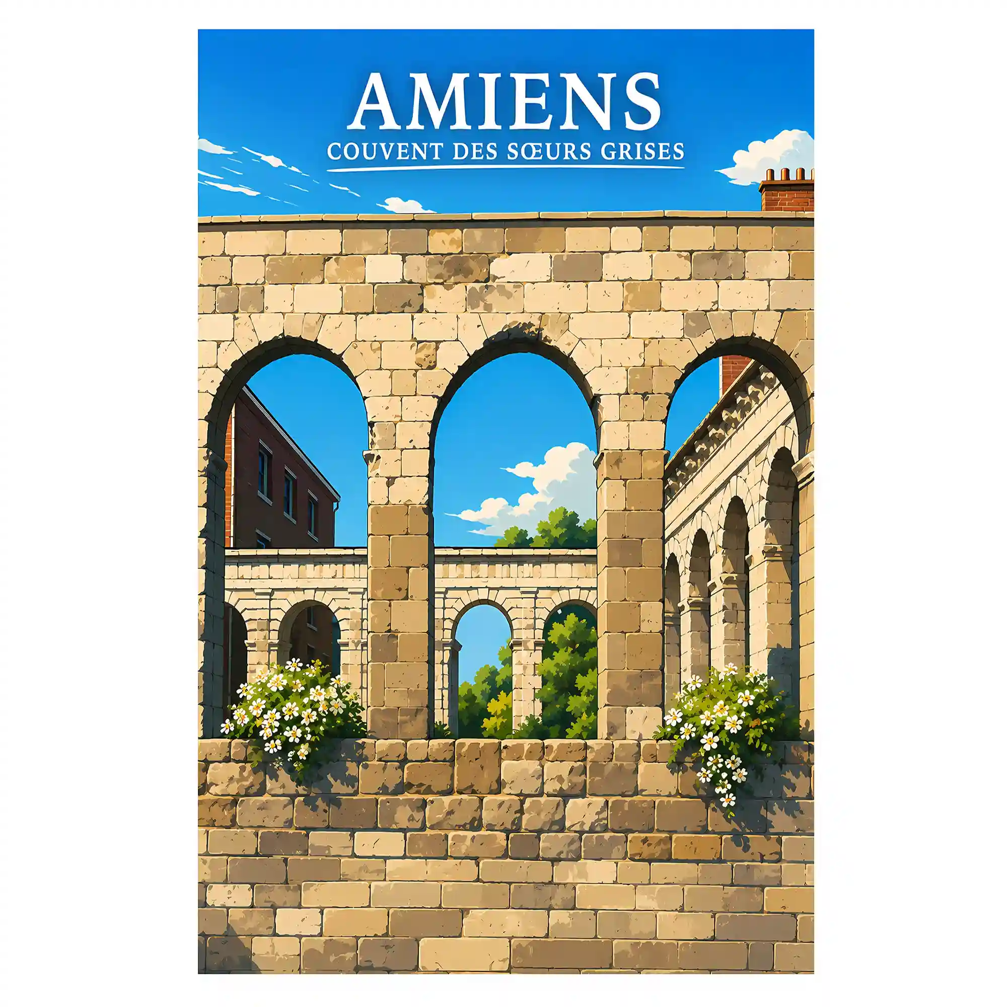 Affiche - Amiens - Couvent des Soeurs Grises