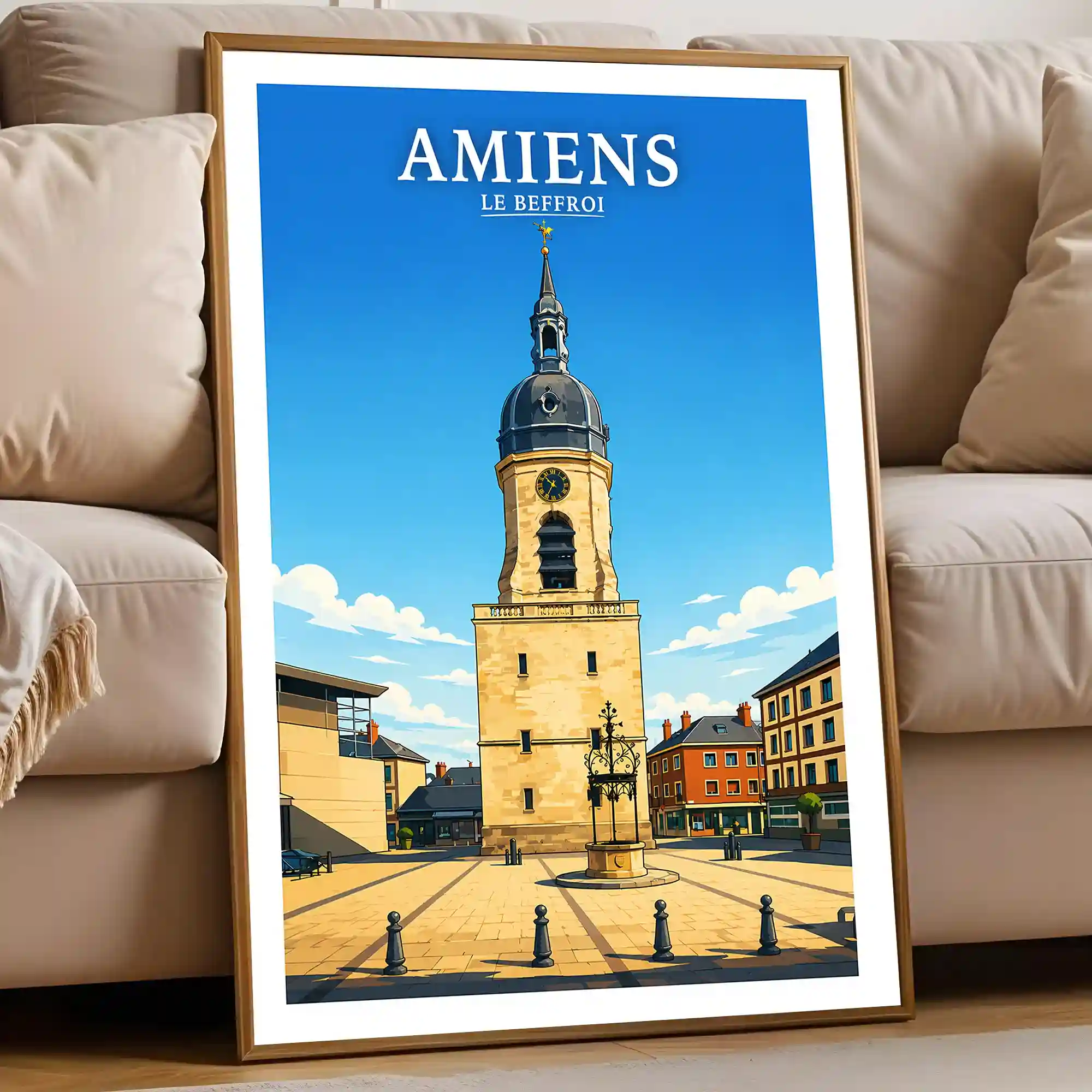 Affiche - Amiens - Le Beffroi - Image 5