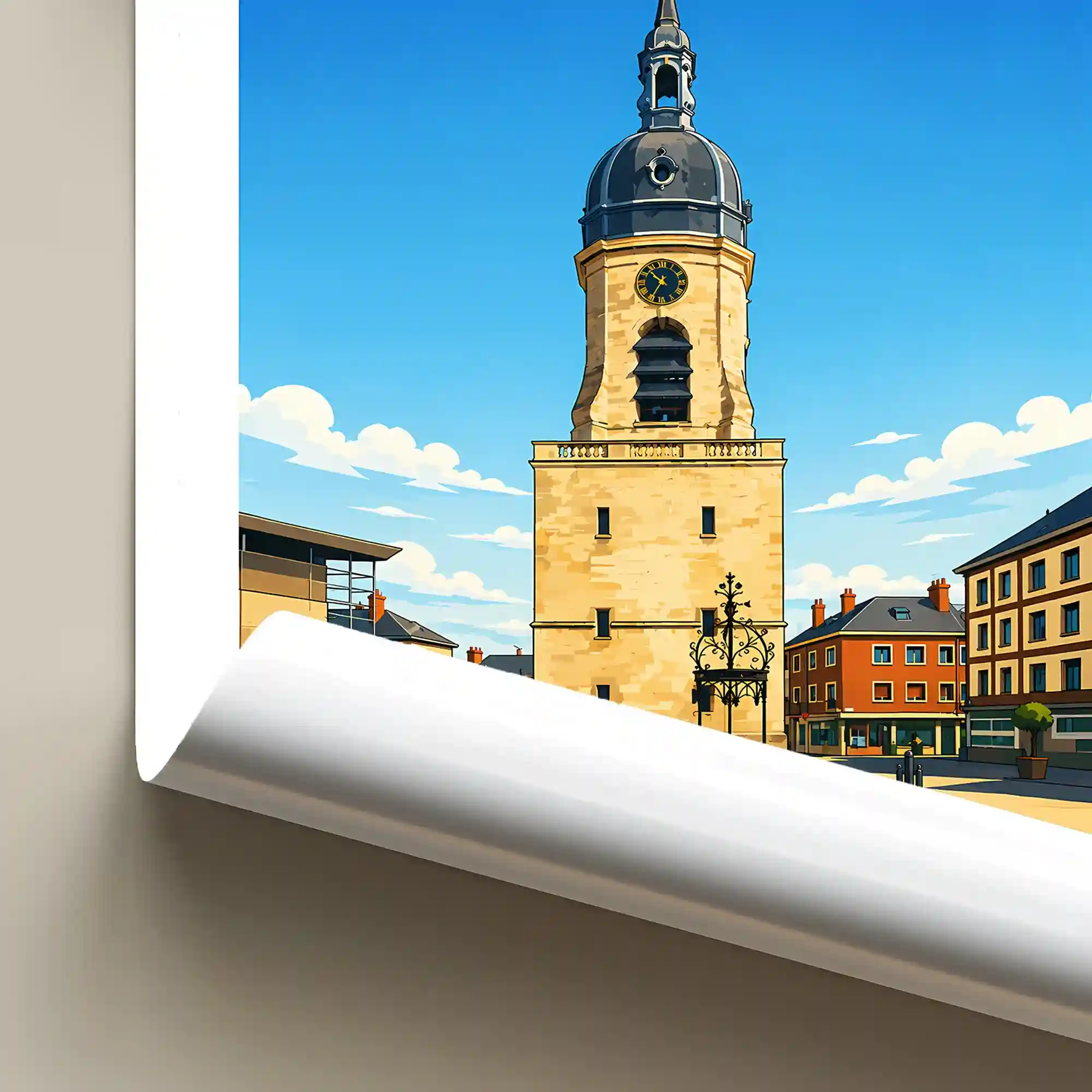 Affiche - Amiens - Le Beffroi - Image 6