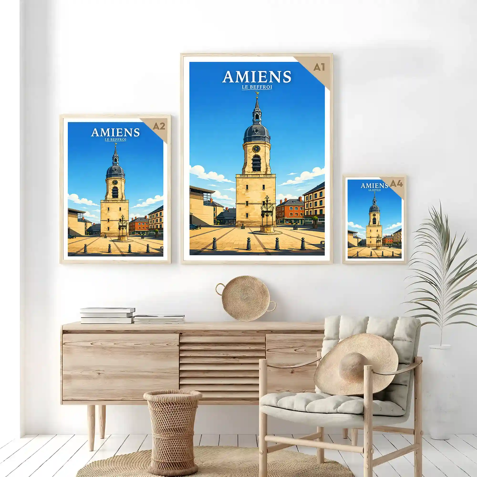 Affiche - Amiens - Le Beffroi - Image 7