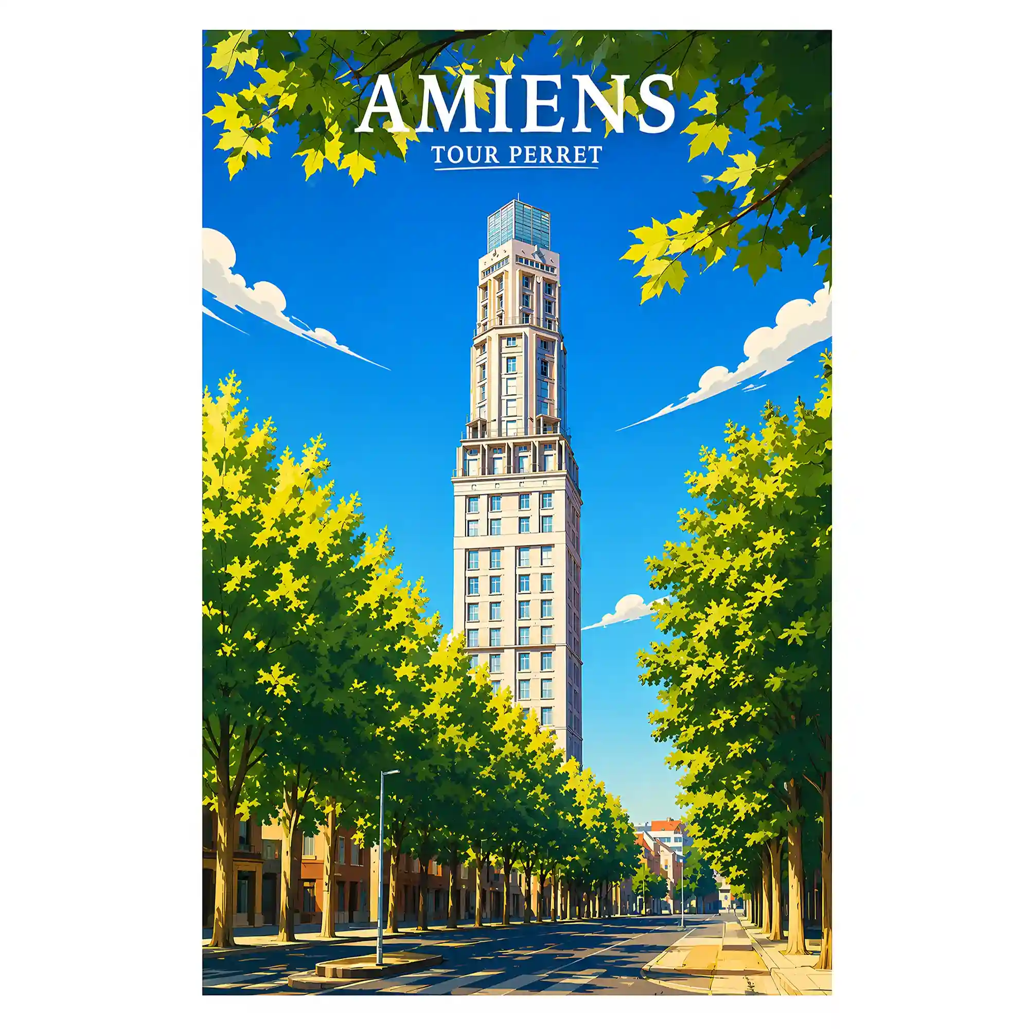 Affiche - Amiens - Tour Perret