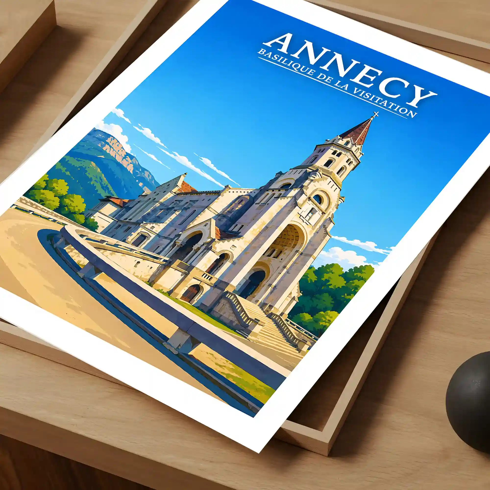 Affiche - Annecy - Basilique de la Visitation - Image 4