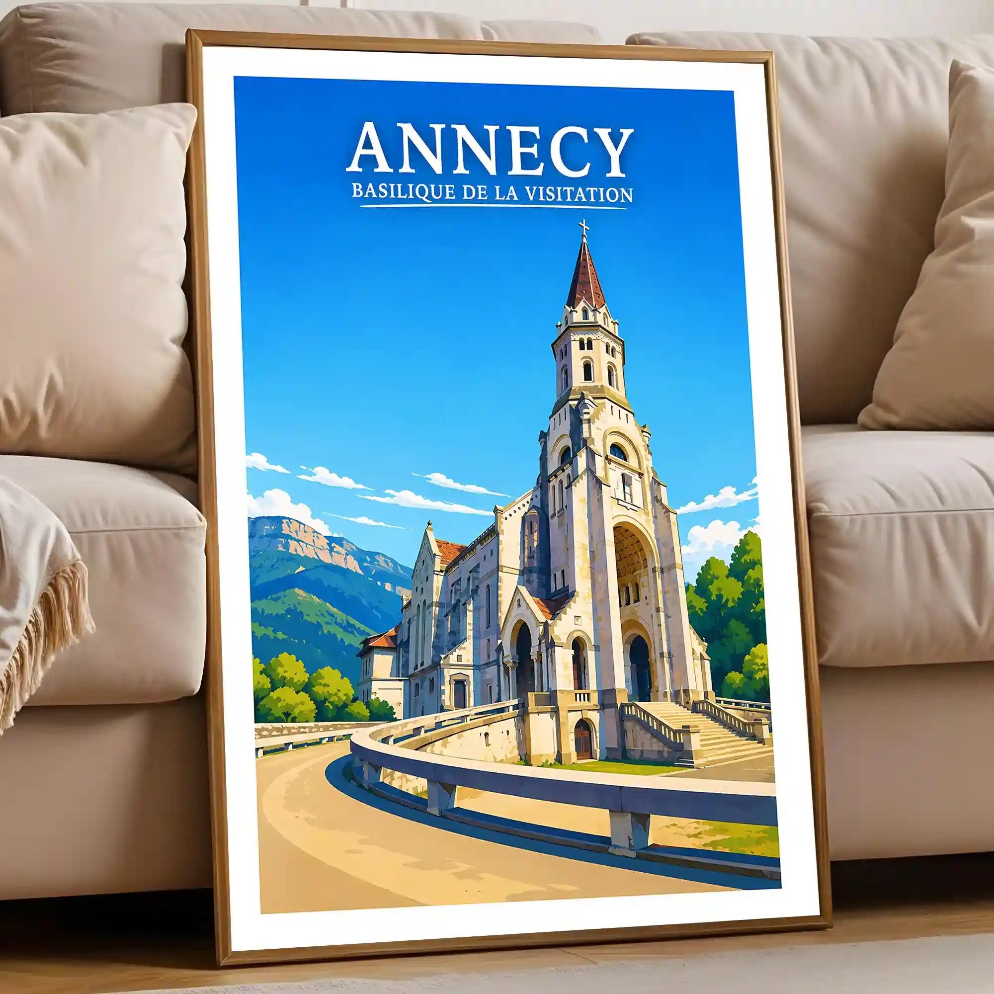 Affiche - Annecy - Basilique de la Visitation - Image 5