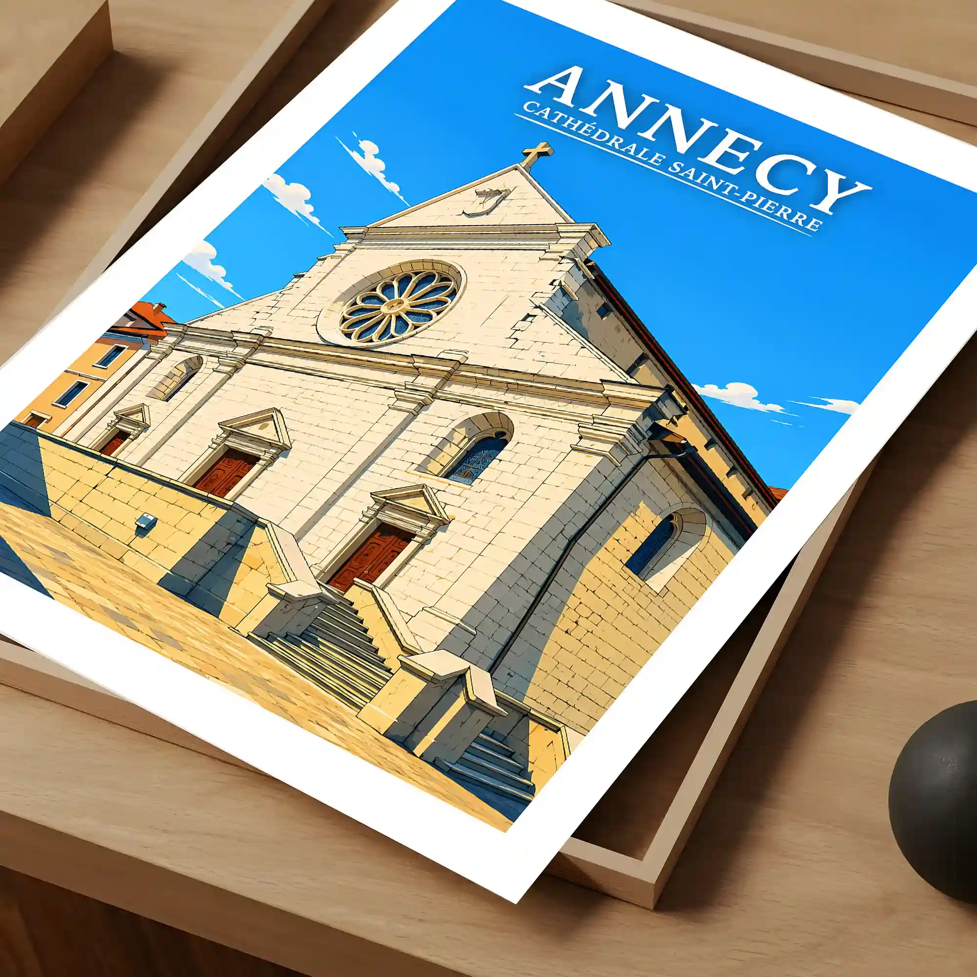 Affiche - Annecy - Cathédrale Saint-Pierre - Image 4
