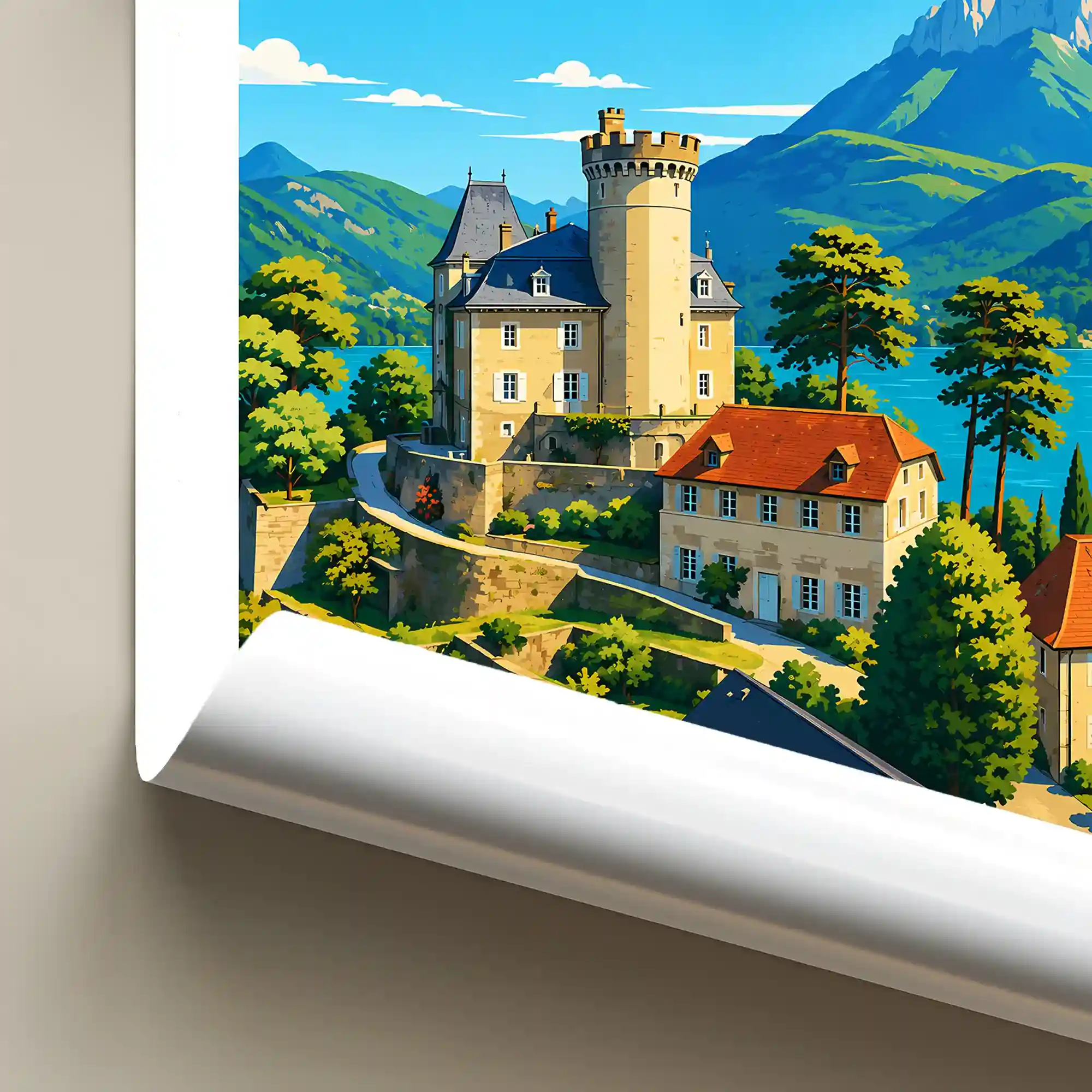 Affiche - Annecy - Château de Duingt - Image 6