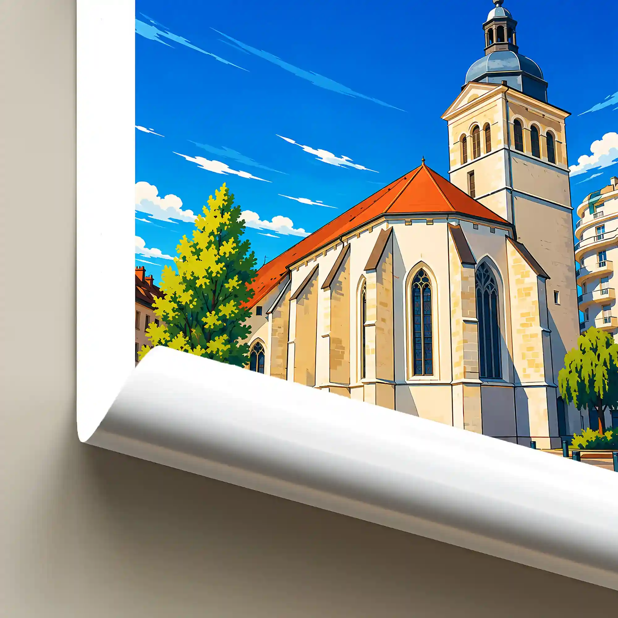 Affiche - Annecy - Église Saint-Maurice - Image 6