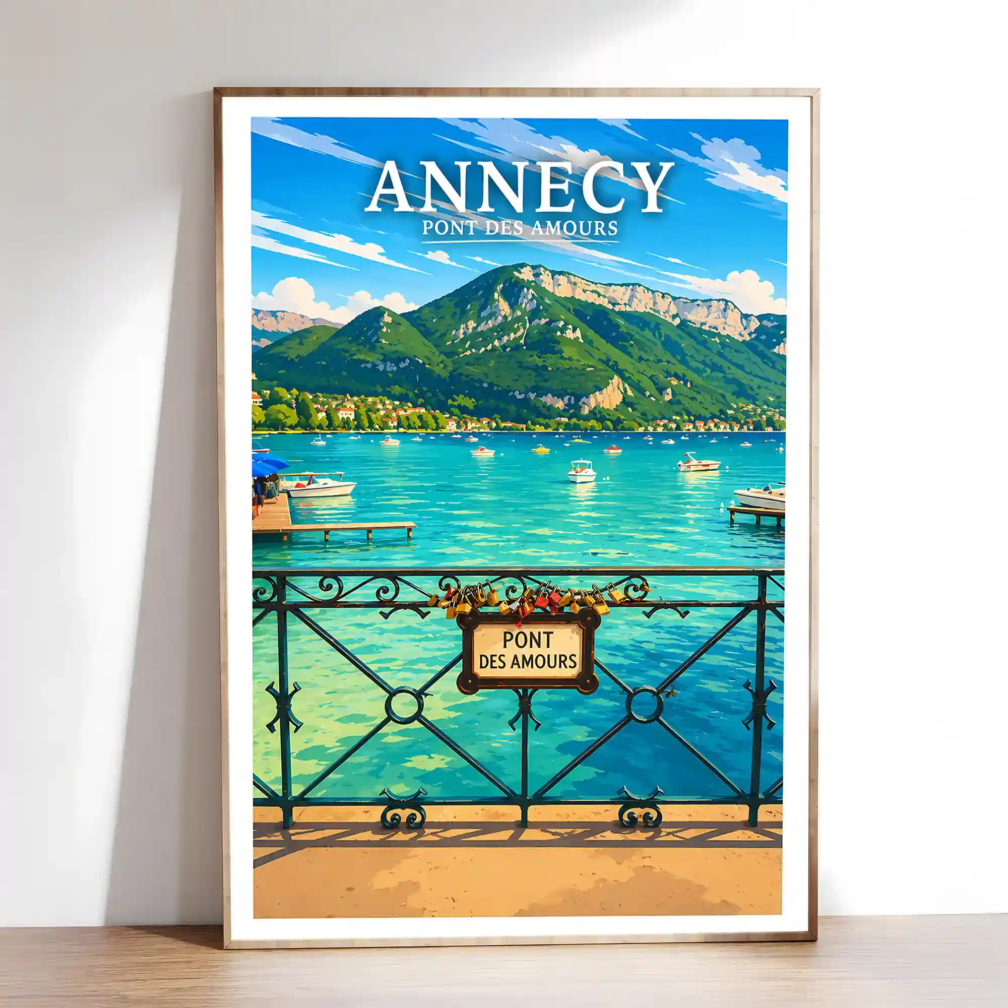 Affiche - Annecy - Pont des Amours - Image 2