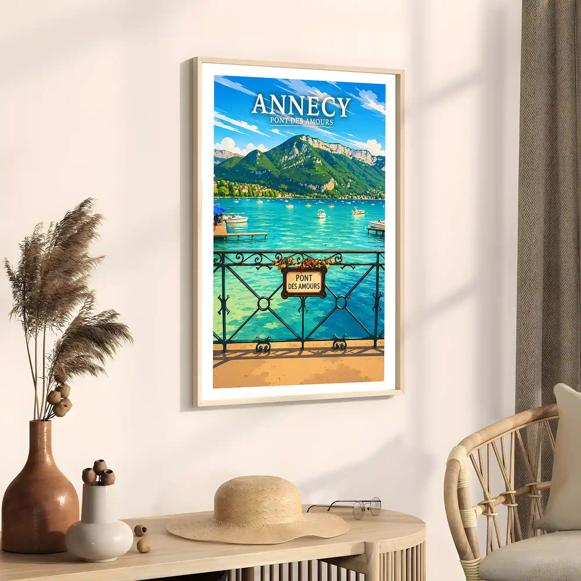 Affiche - Annecy - Pont des Amours - Image 3