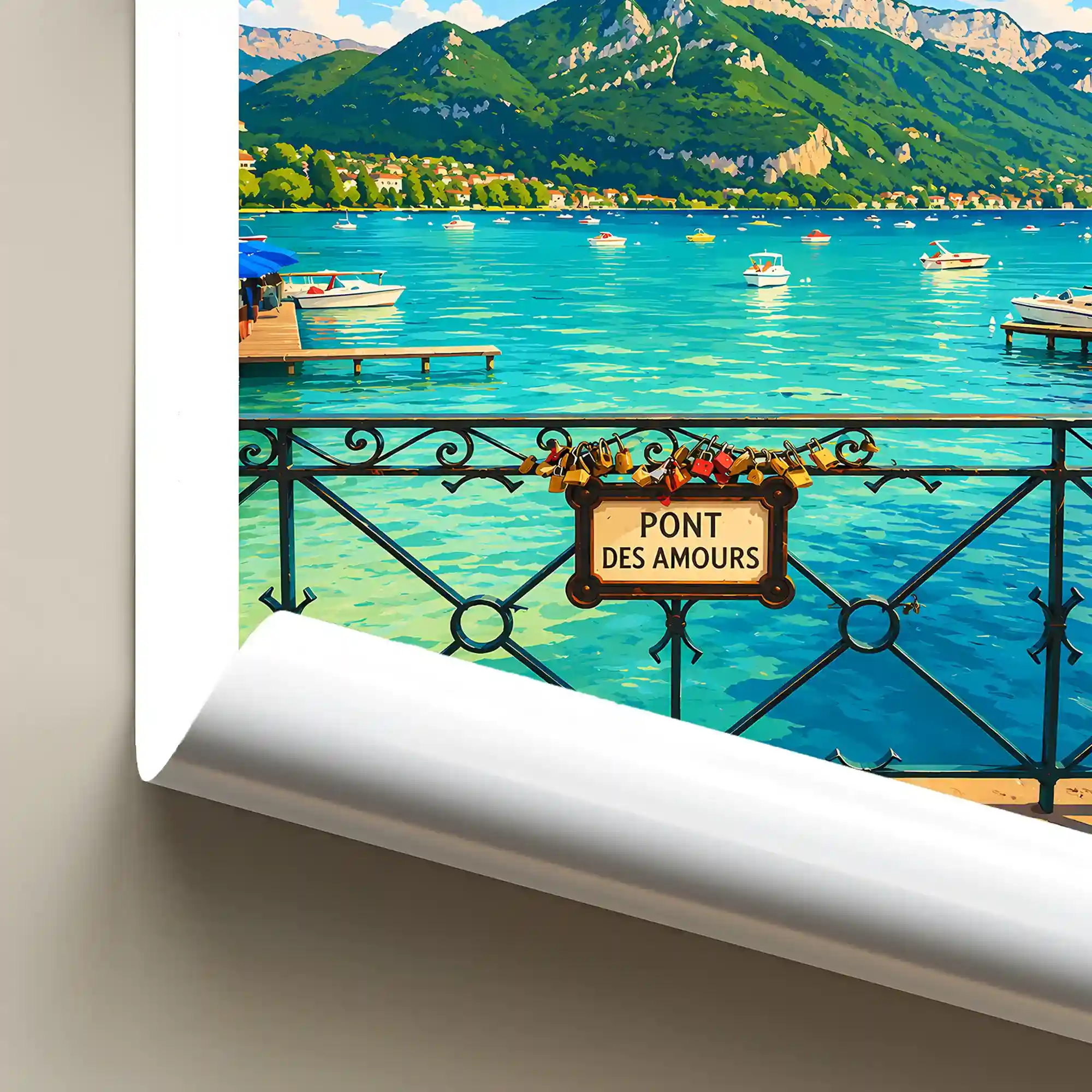 Affiche - Annecy - Pont des Amours - Image 6