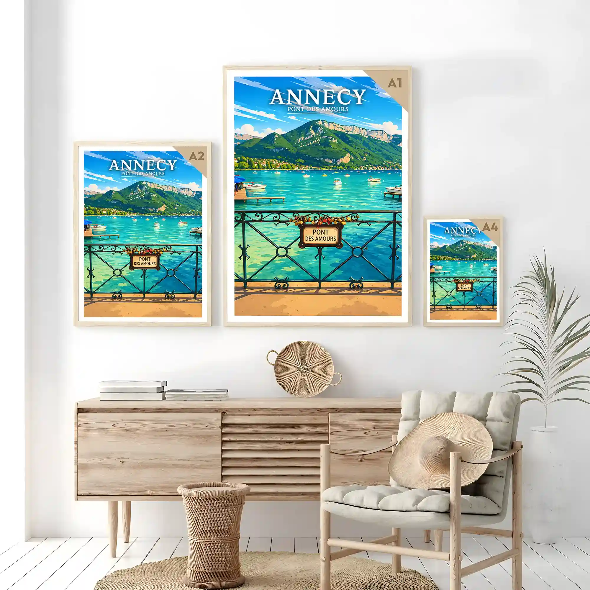 Affiche - Annecy - Pont des Amours - Image 7