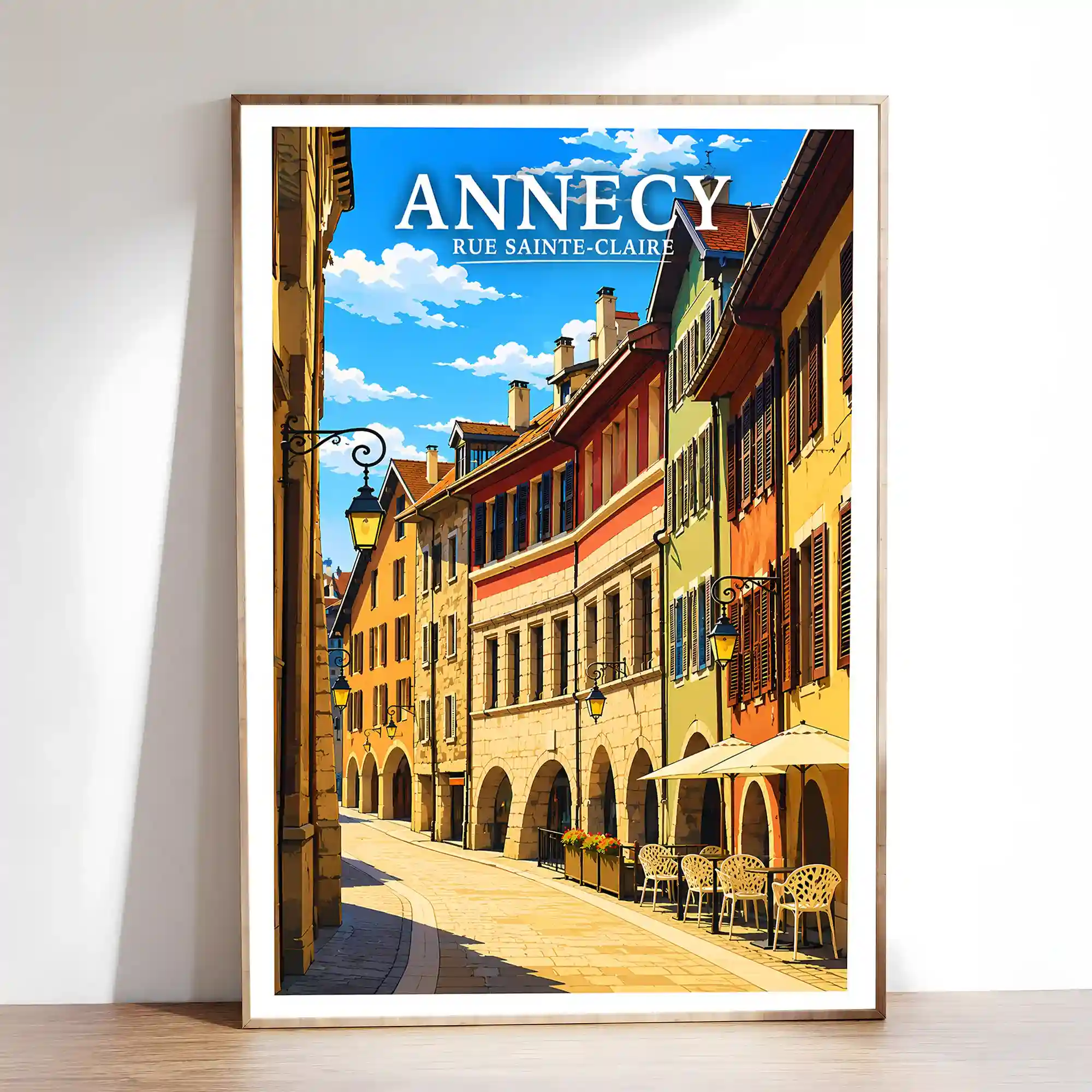 Affiche - Annecy - Rue Sainte-Claire - Image 2