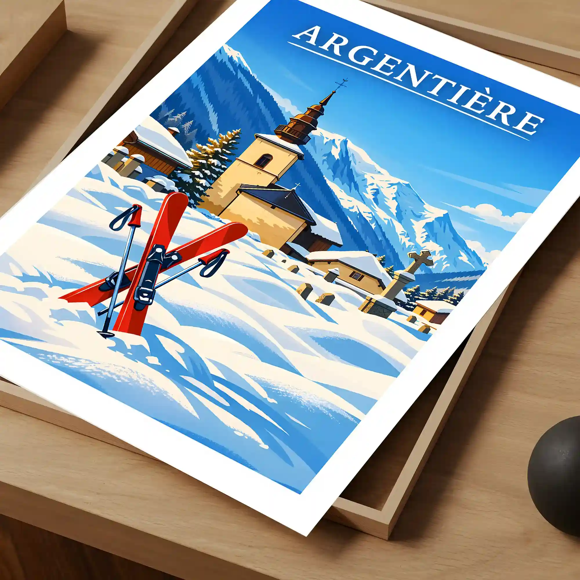 Affiche - Argentière - Image 4