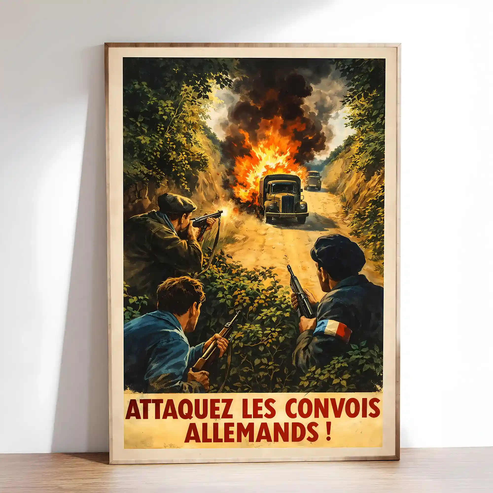 Affiche - Attaquez les convois allemands - Image 2
