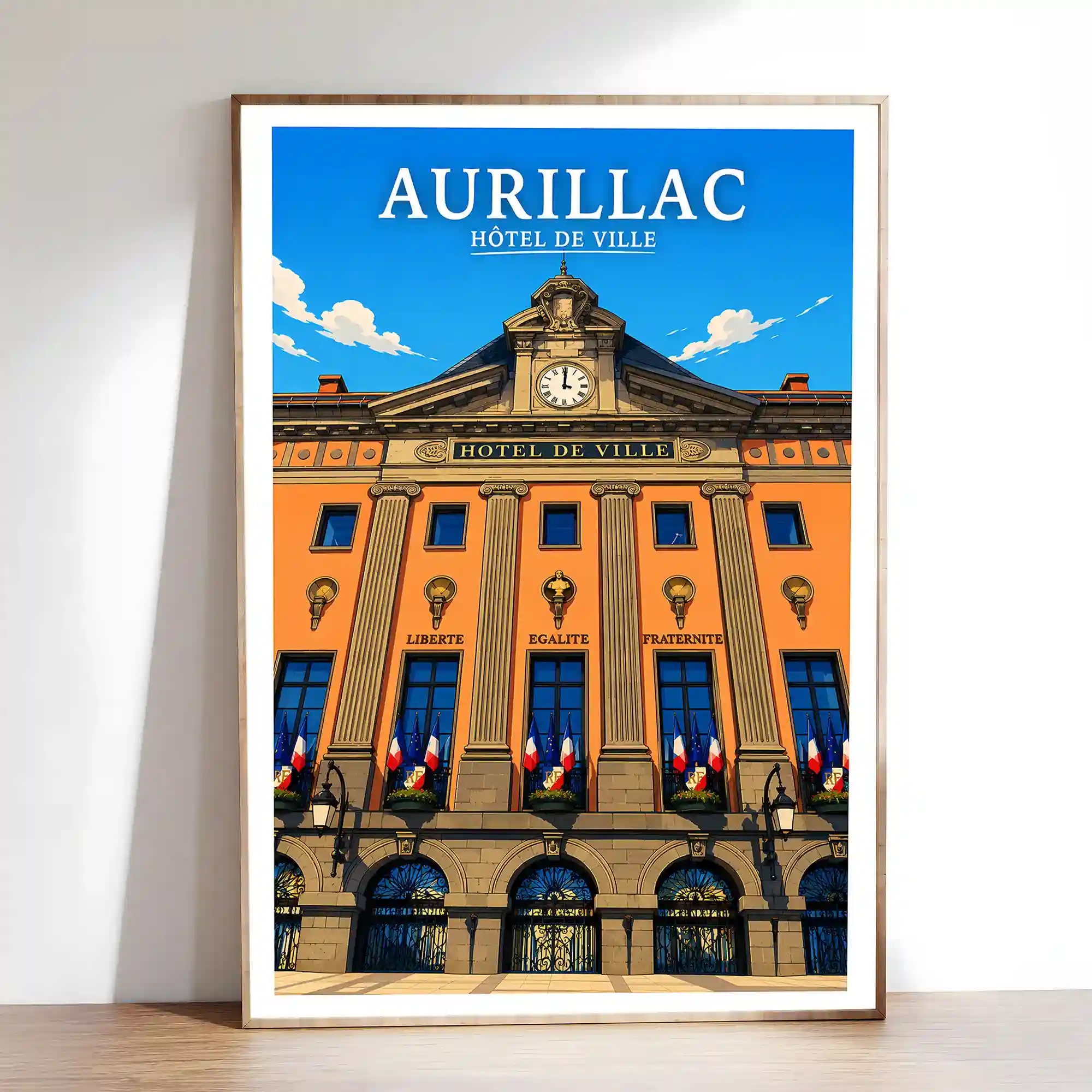 Affiche - Aurillac - Hôtel de Ville - Image 2