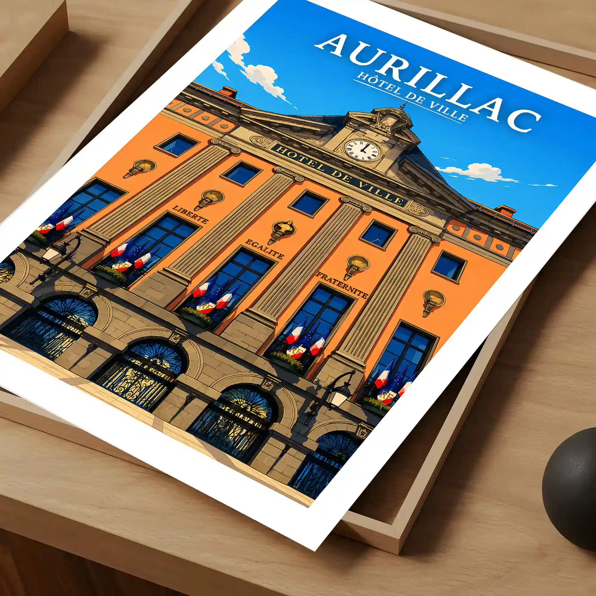 Affiche - Aurillac - Hôtel de Ville - Image 4