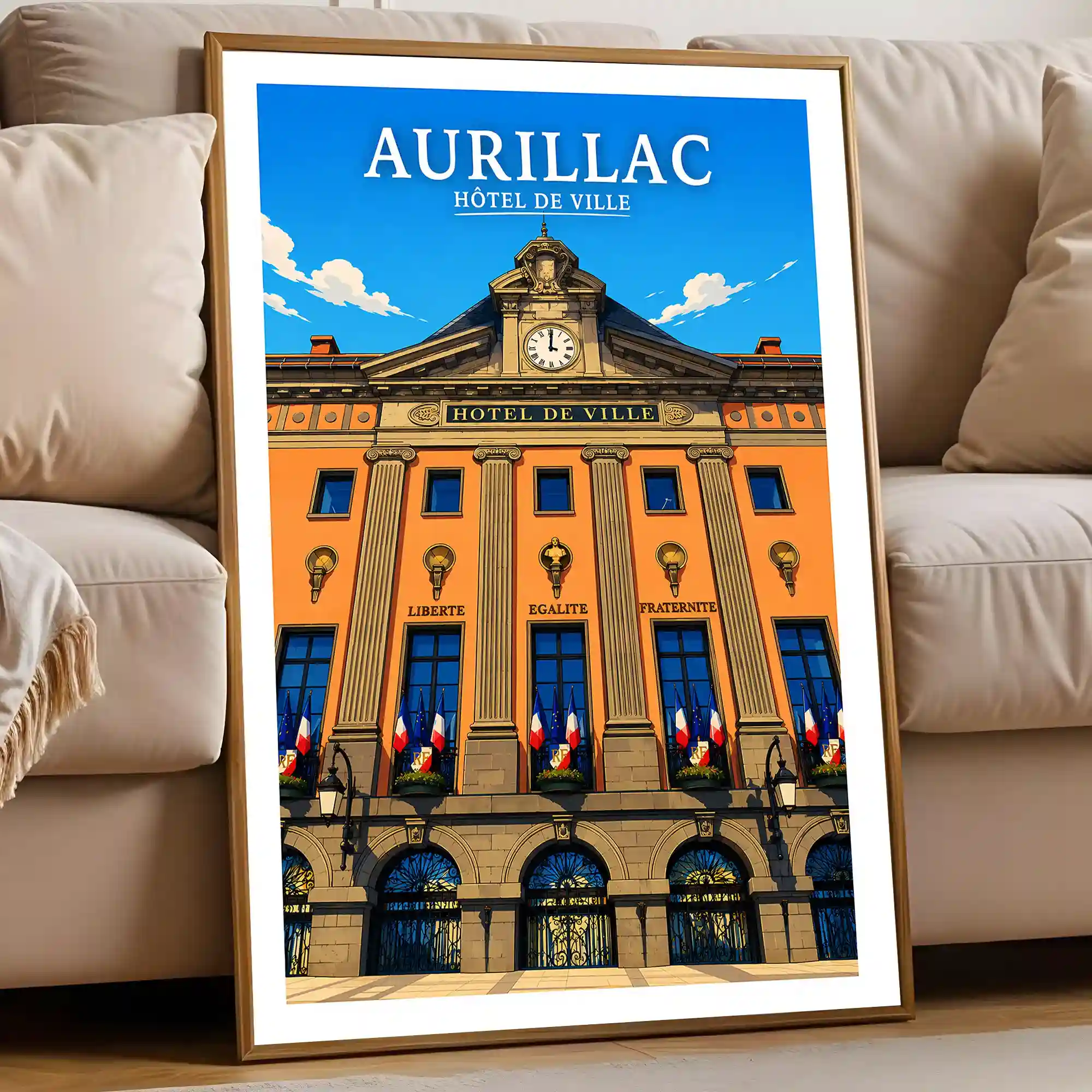 Affiche - Aurillac - Hôtel de Ville - Image 5
