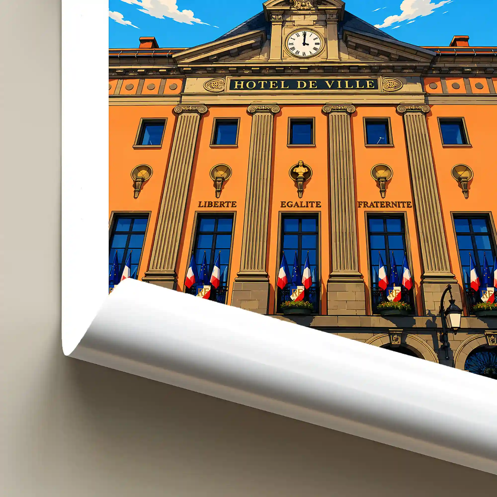 Affiche - Aurillac - Hôtel de Ville - Image 6