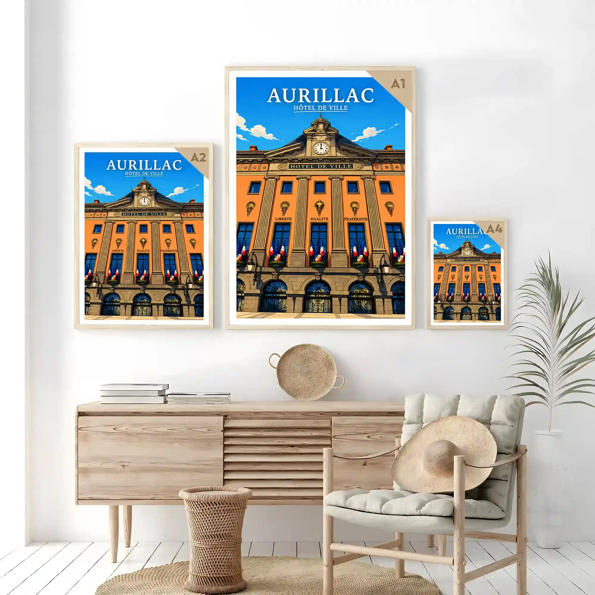 Affiche - Aurillac - Hôtel de Ville - Image 7