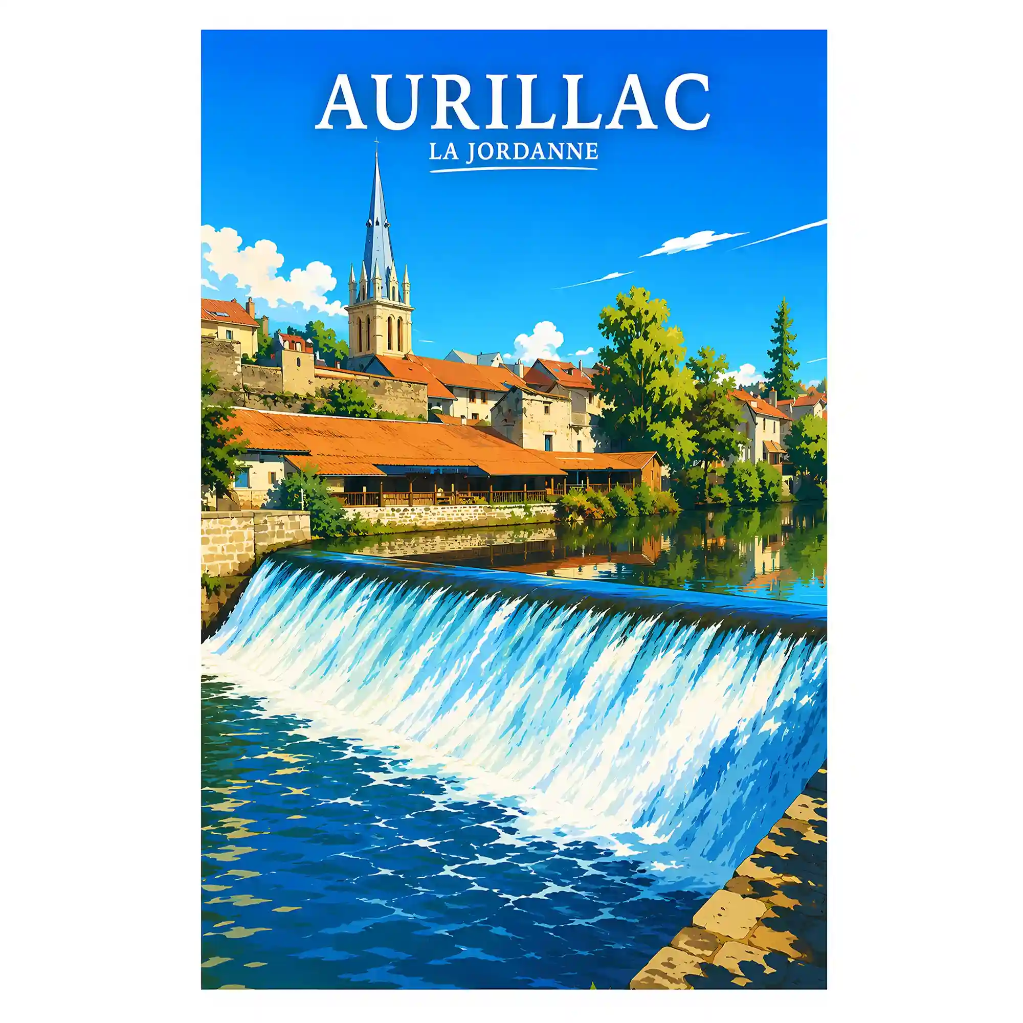 Affiche - Aurillac - La Jordanne
