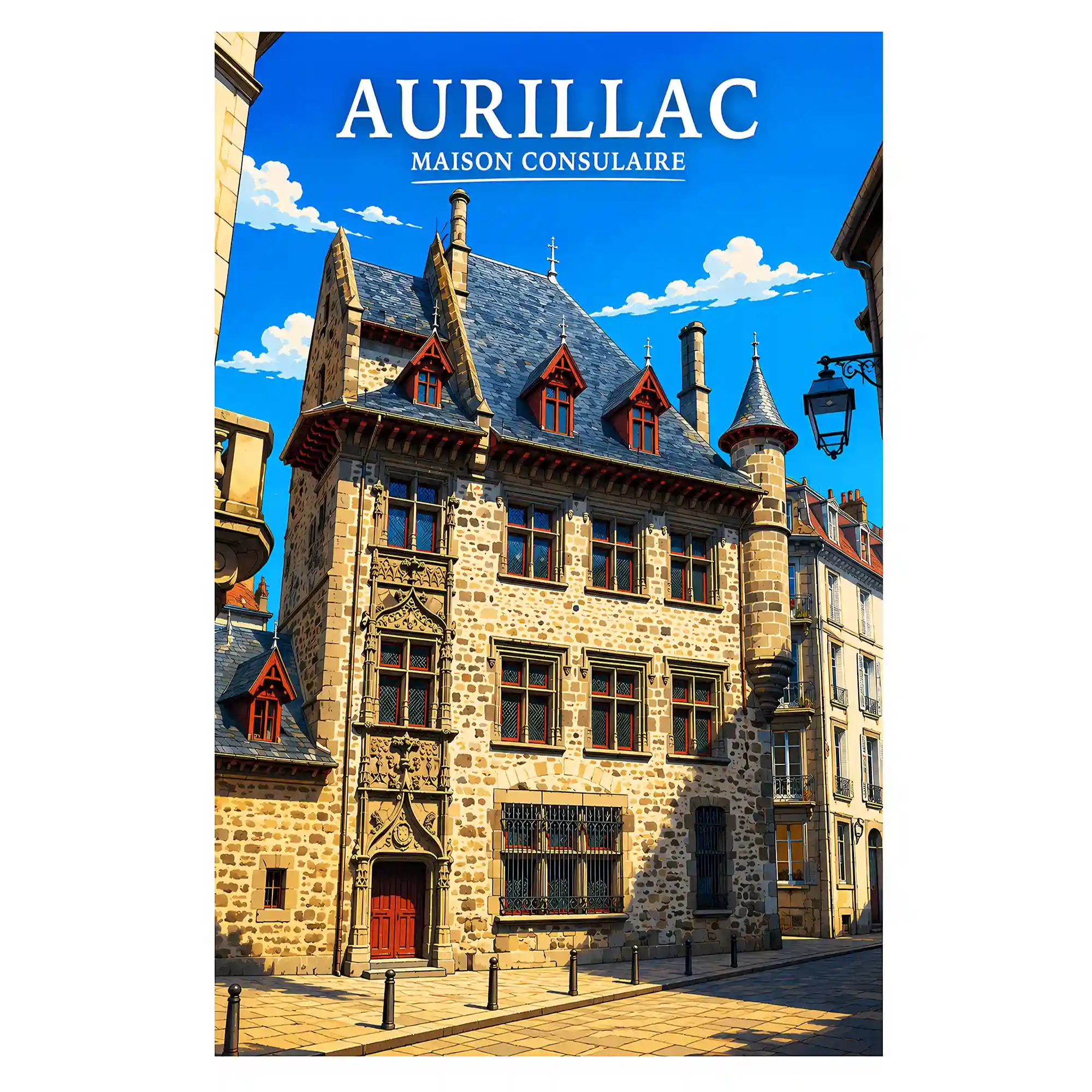 Affiche - Aurillac - Maison Consulaire
