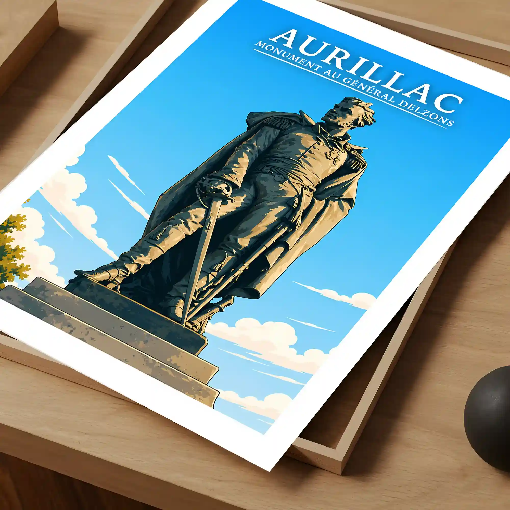 Affiche - Aurillac - Monument au Général Delzons - Image 4