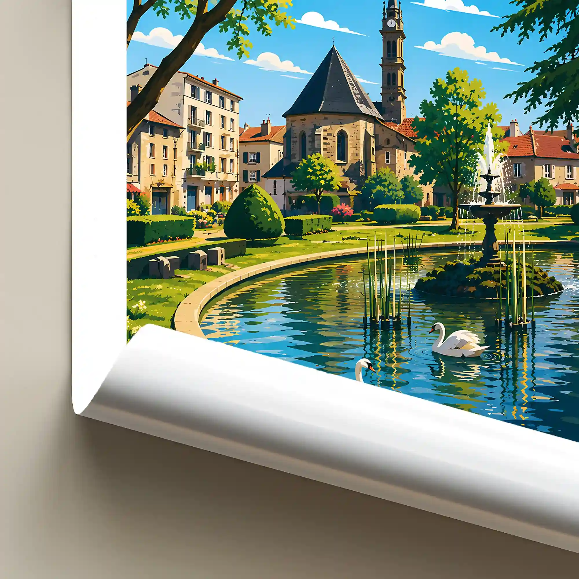 Affiche - Aurillac - Place du Square - Image 6