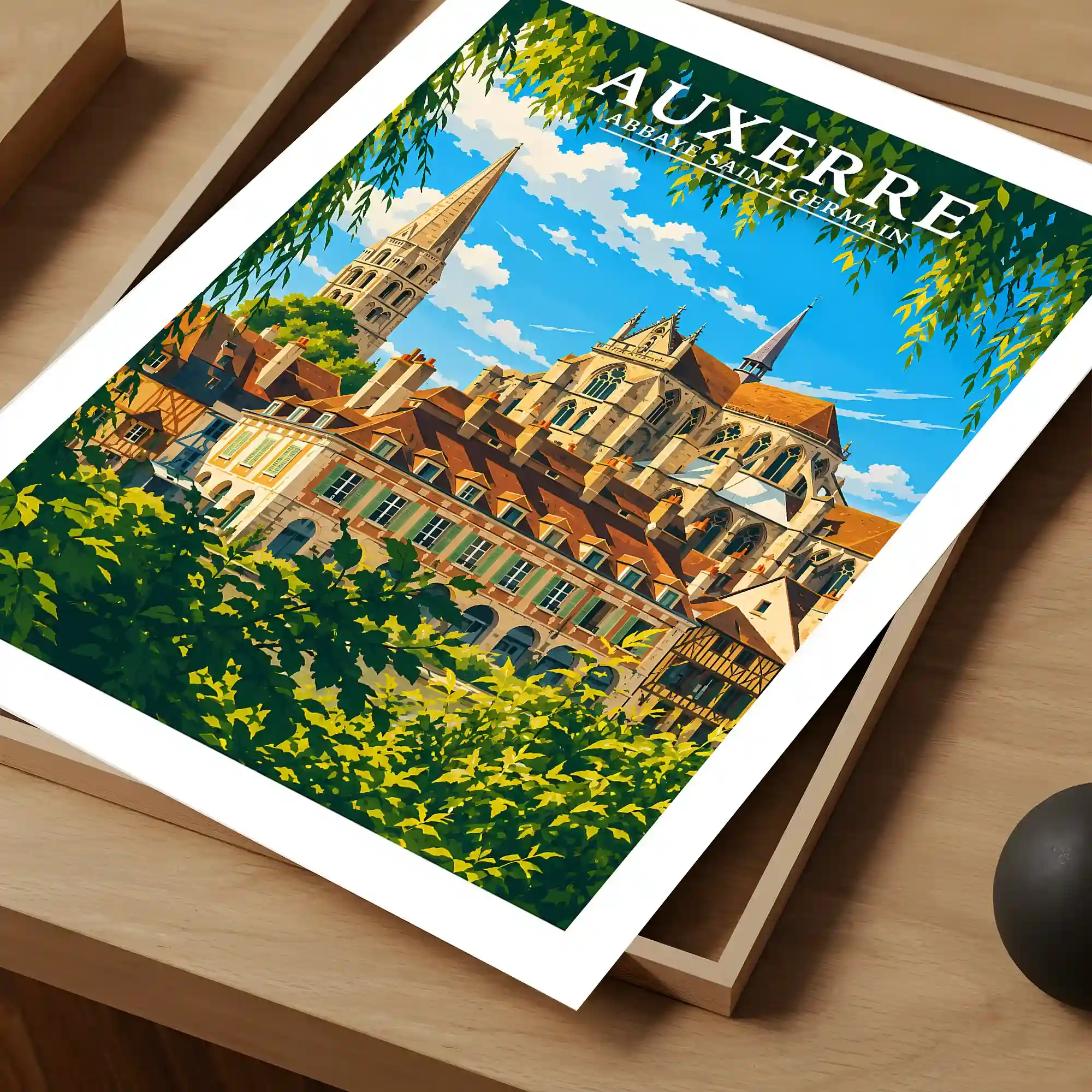 Affiche - Auxerre - Abbaye Saint-Germain - Image 4