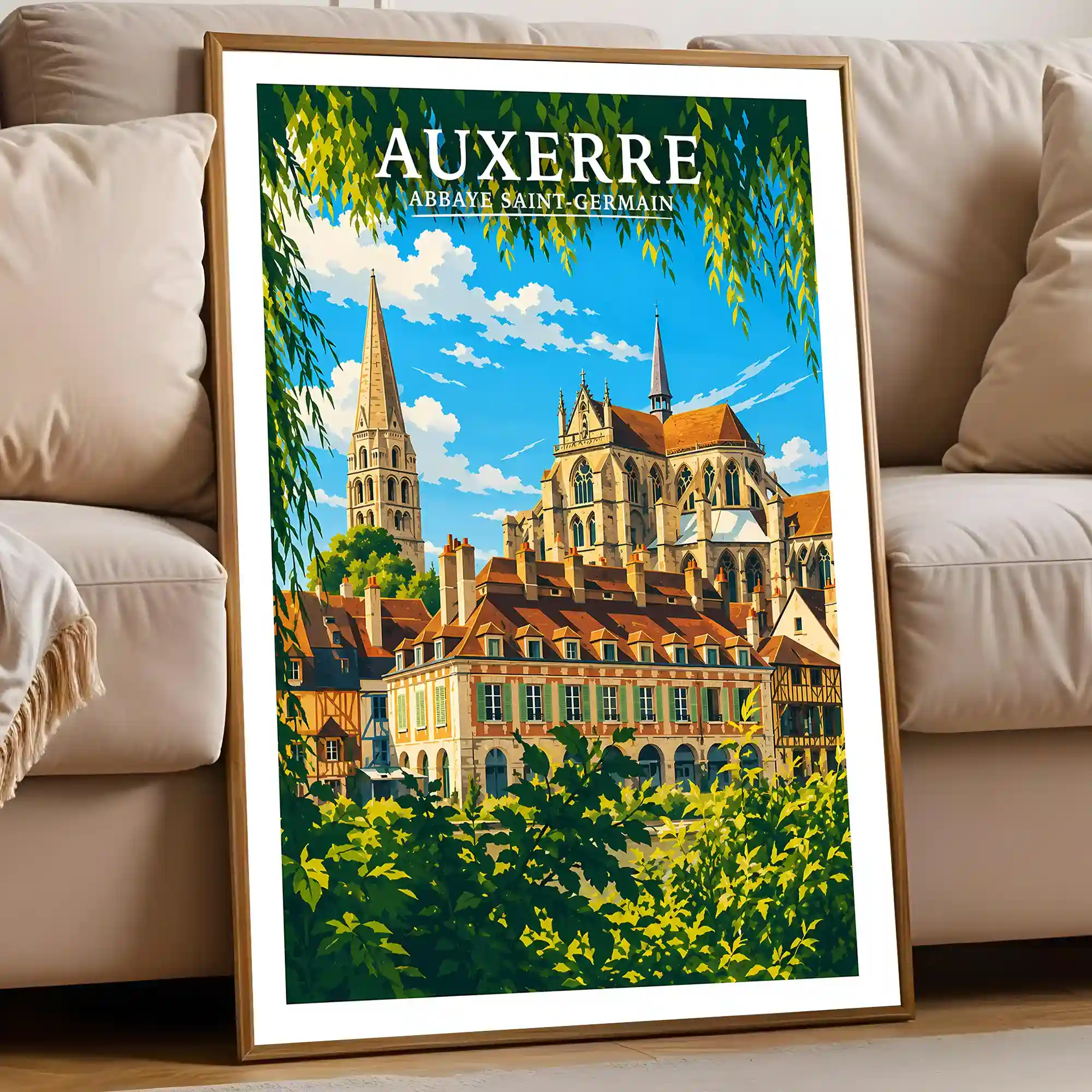 Affiche - Auxerre - Abbaye Saint-Germain - Image 5