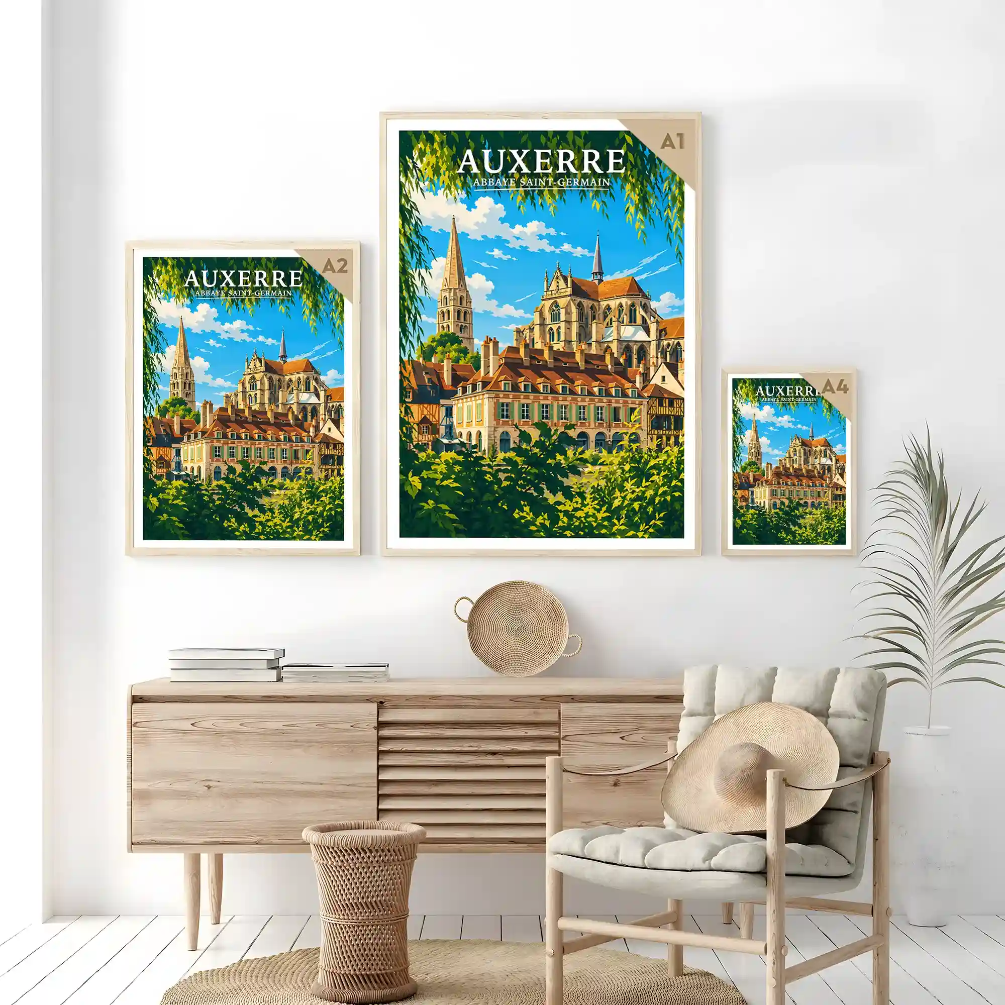 Affiche - Auxerre - Abbaye Saint-Germain - Image 7
