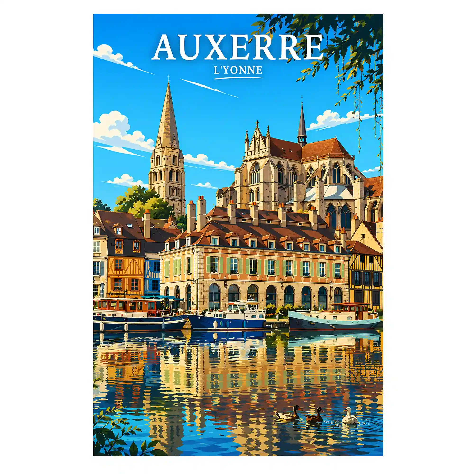 Affiche - Auxerre - L'Yonne
