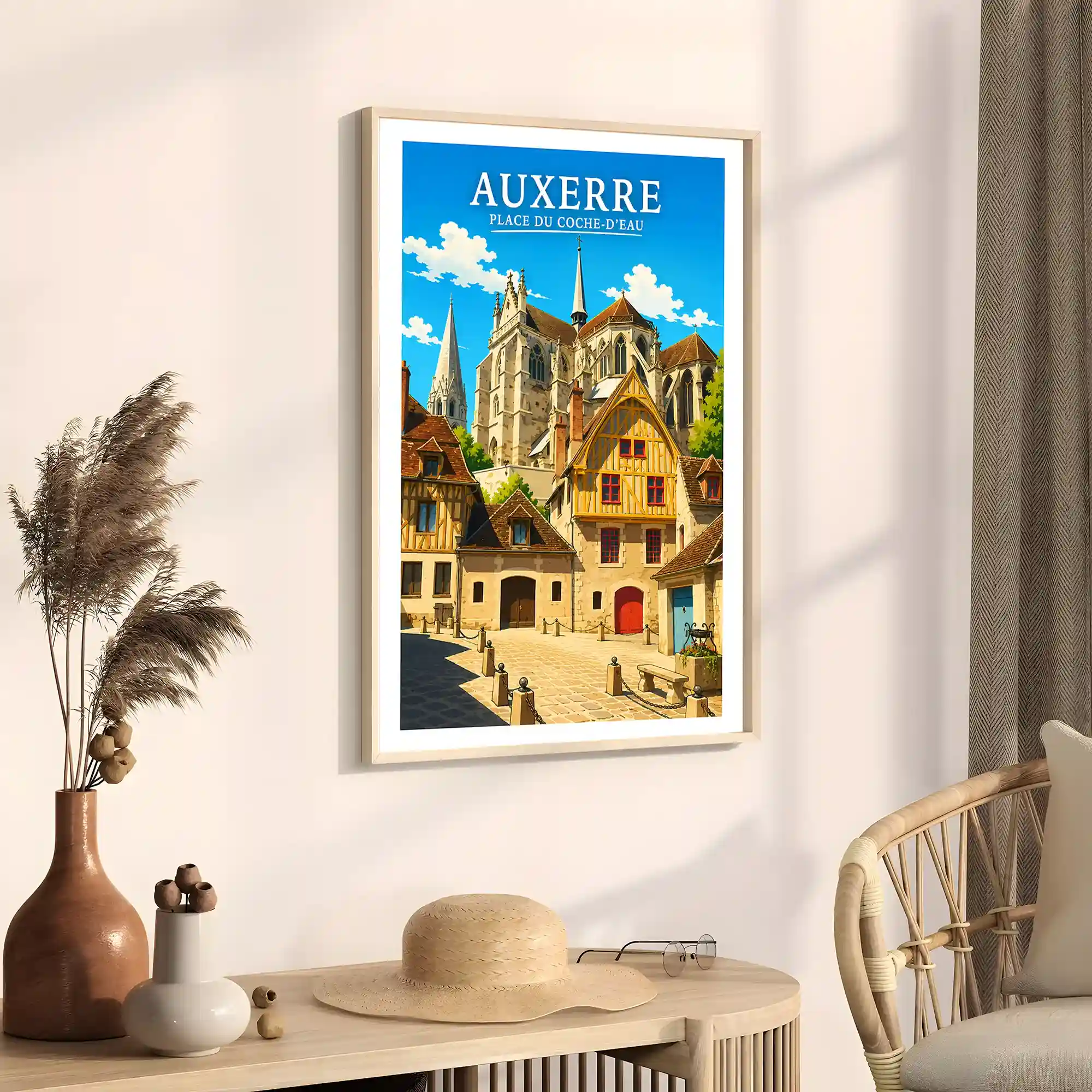 Affiche - Auxerre - Place du Coche-d'Eau - Image 3