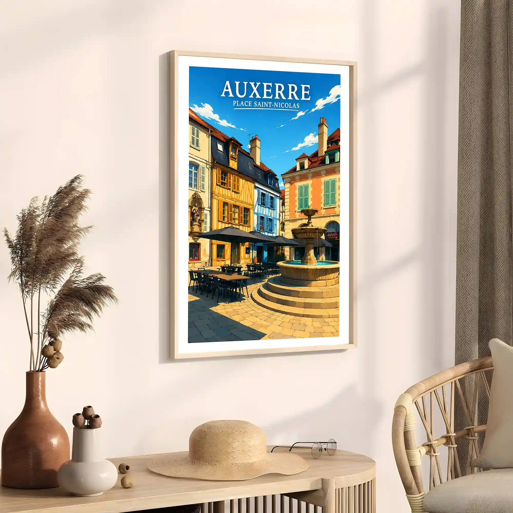 Affiche - Auxerre - Place Saint-Nicolas - Image 3