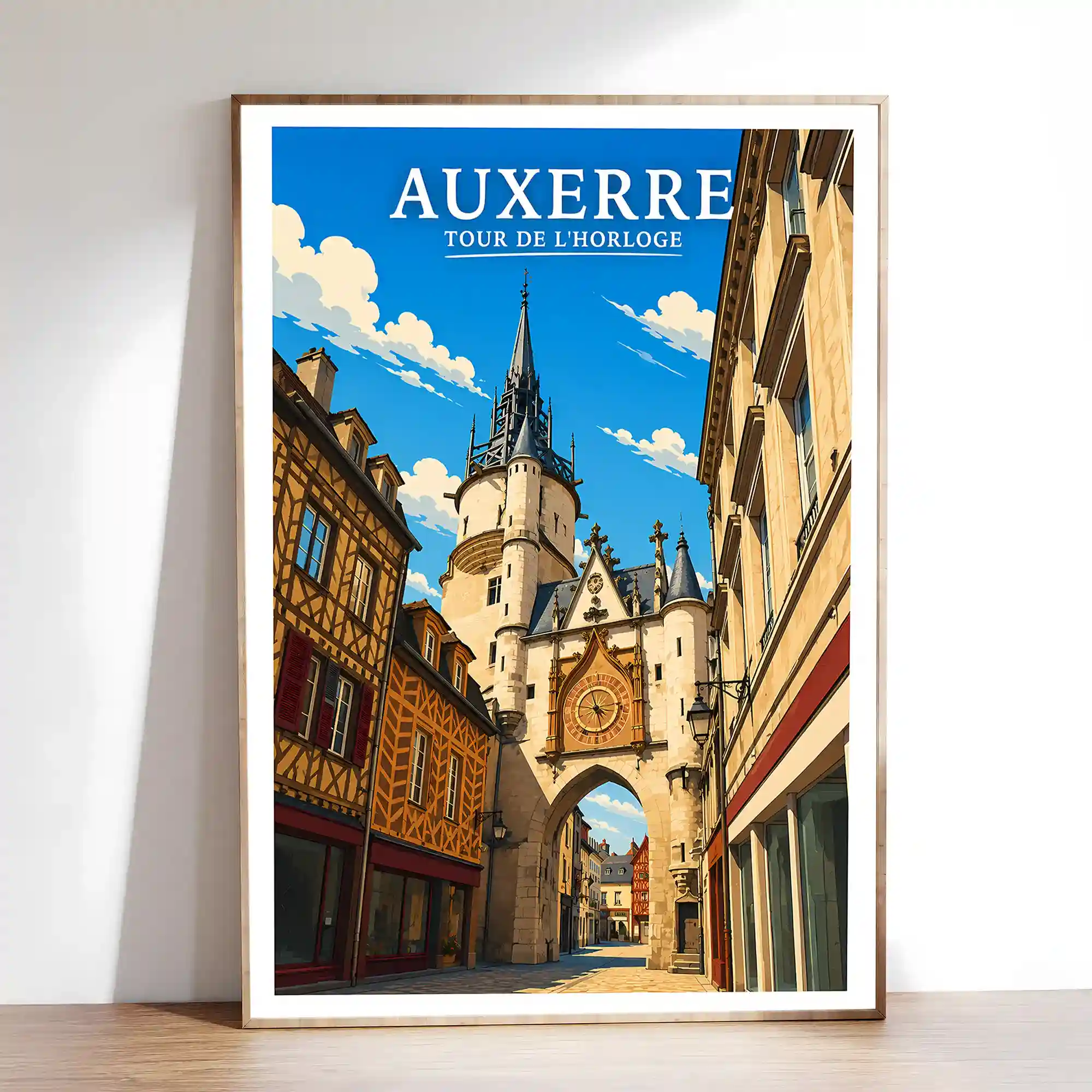 Affiche - Auxerre - Tour de l'Horloge - Image 2
