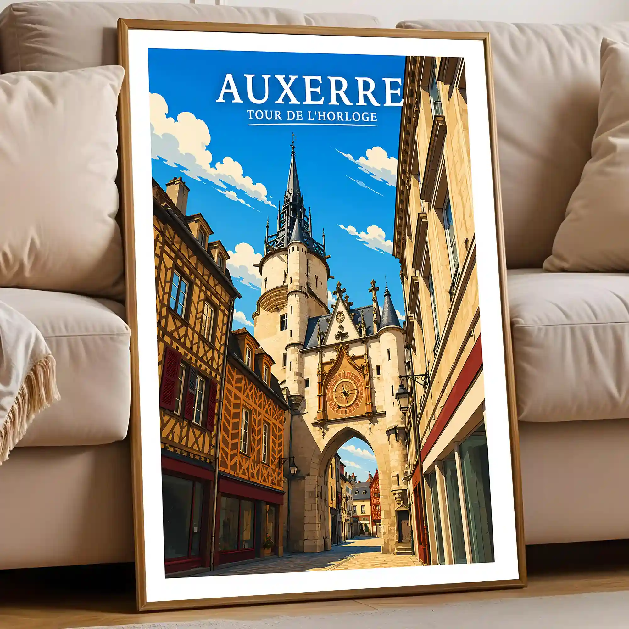 Affiche - Auxerre - Tour de l'Horloge - Image 5