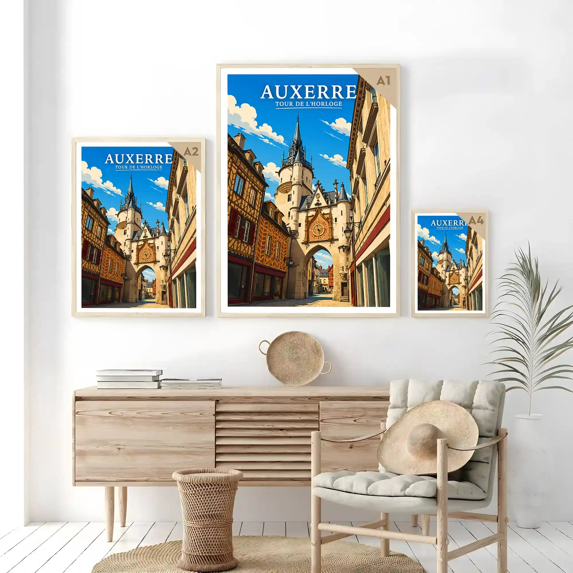 Affiche - Auxerre - Tour de l'Horloge - Image 7