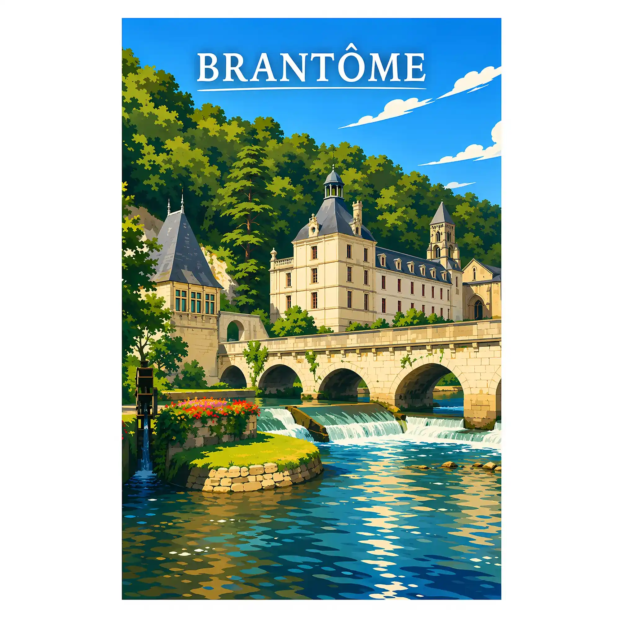 Affiche - Brantôme